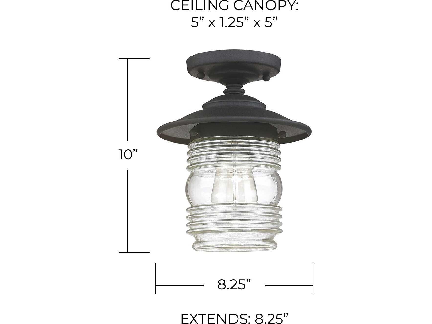 Capital Lighting Creekside 1 - Light Outdoor Ceiling Light
