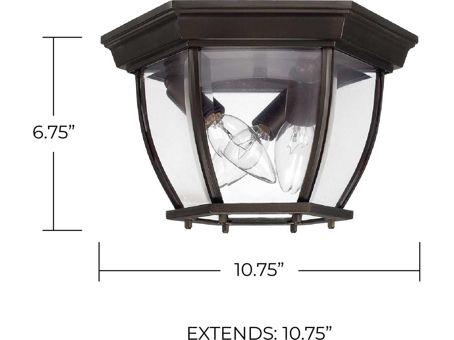 Capital Lighting Outdoor 3 - Light Ceiling Light