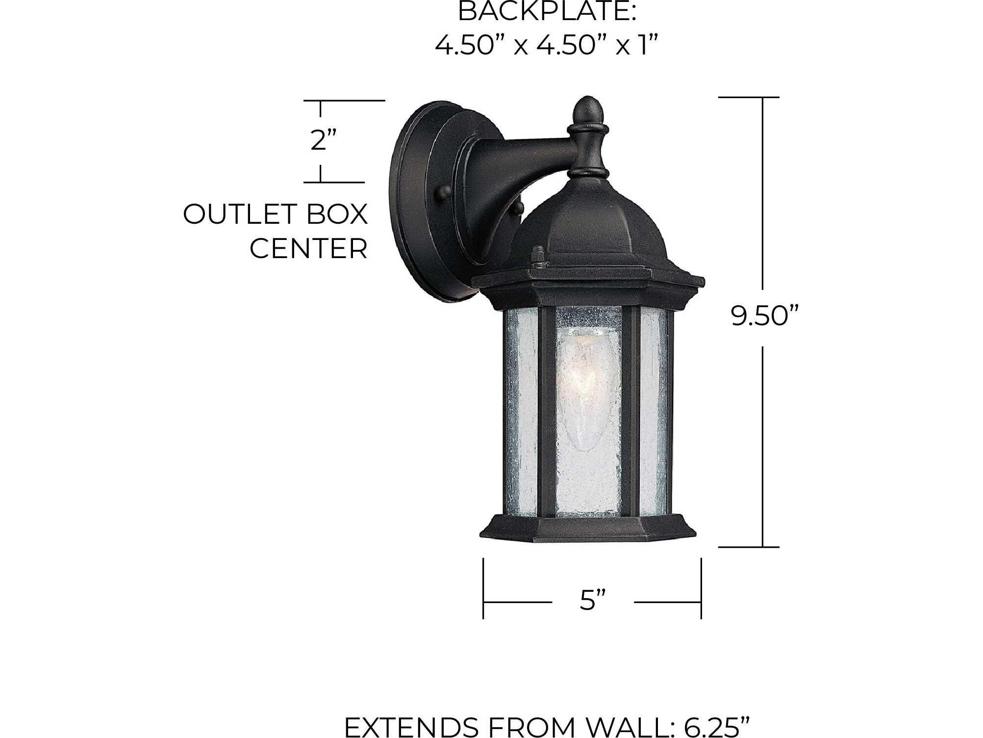 Capital Lighting Main Street 1 - Light Outdoor Wall Light