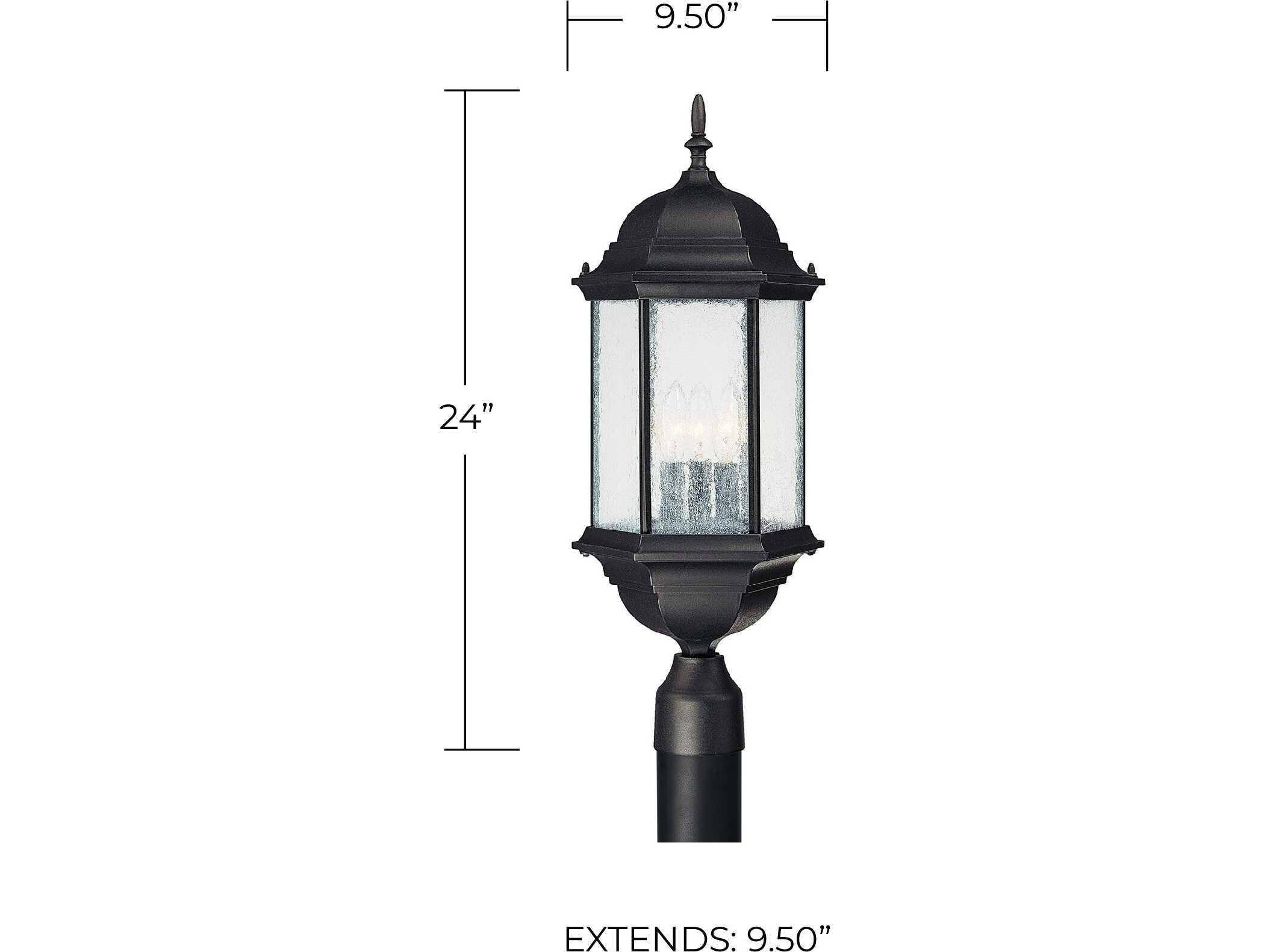Capital Lighting Main Street 3 - Light Outdoor Post Light