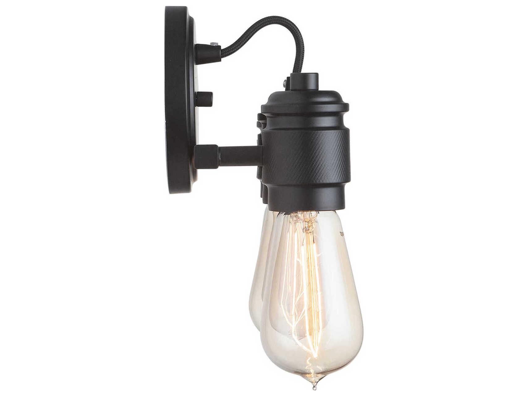 Capital Lighting Menlo 3-Light Matte Black Vanity Light