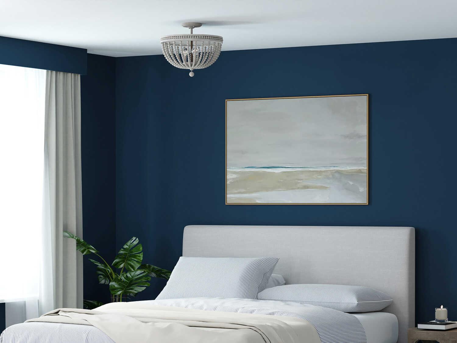 Capital Lighting Handley 3-Light Sand Dollar Brown Semi Flush Mount