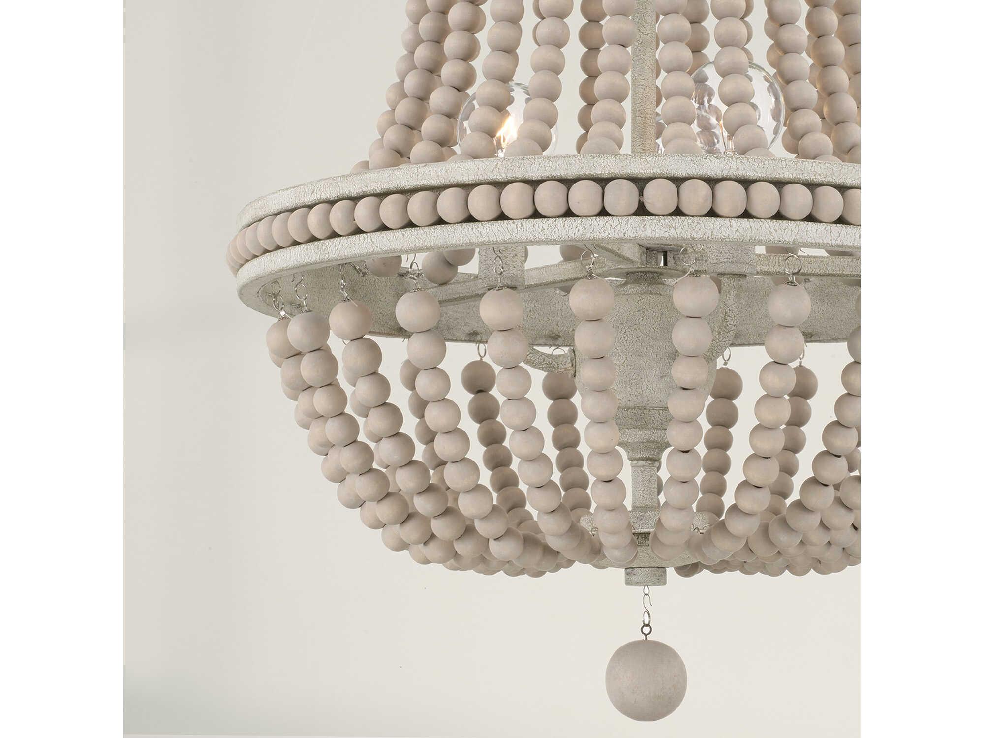 Capital Lighting Handley 3-Light Sand Dollar Brown Candelabra Chandelier