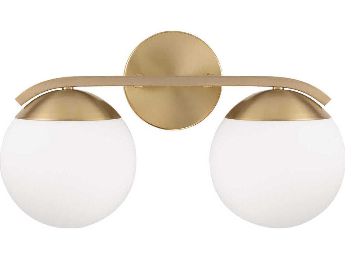 Capital Lighting Oliver 2-Light Matte Brass Vanity Light