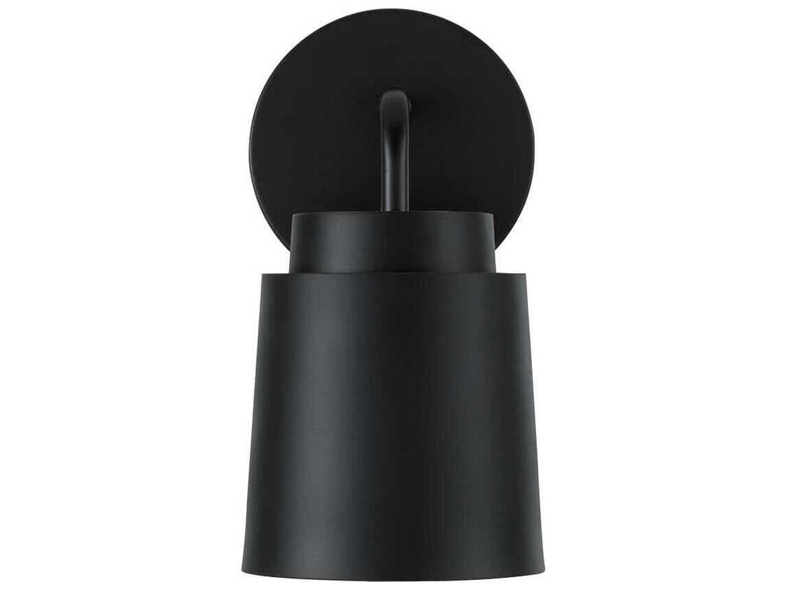 Capital Lighting Pratt 1-Light Matte Black Wall Sconce