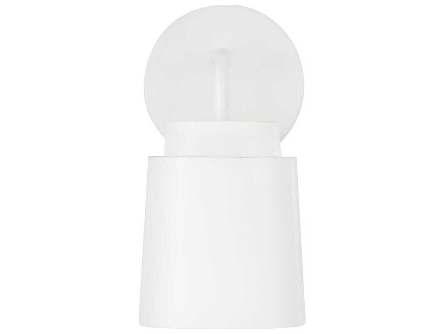 Capital Lighting Pratt 1-Light Matte White Wall Sconce