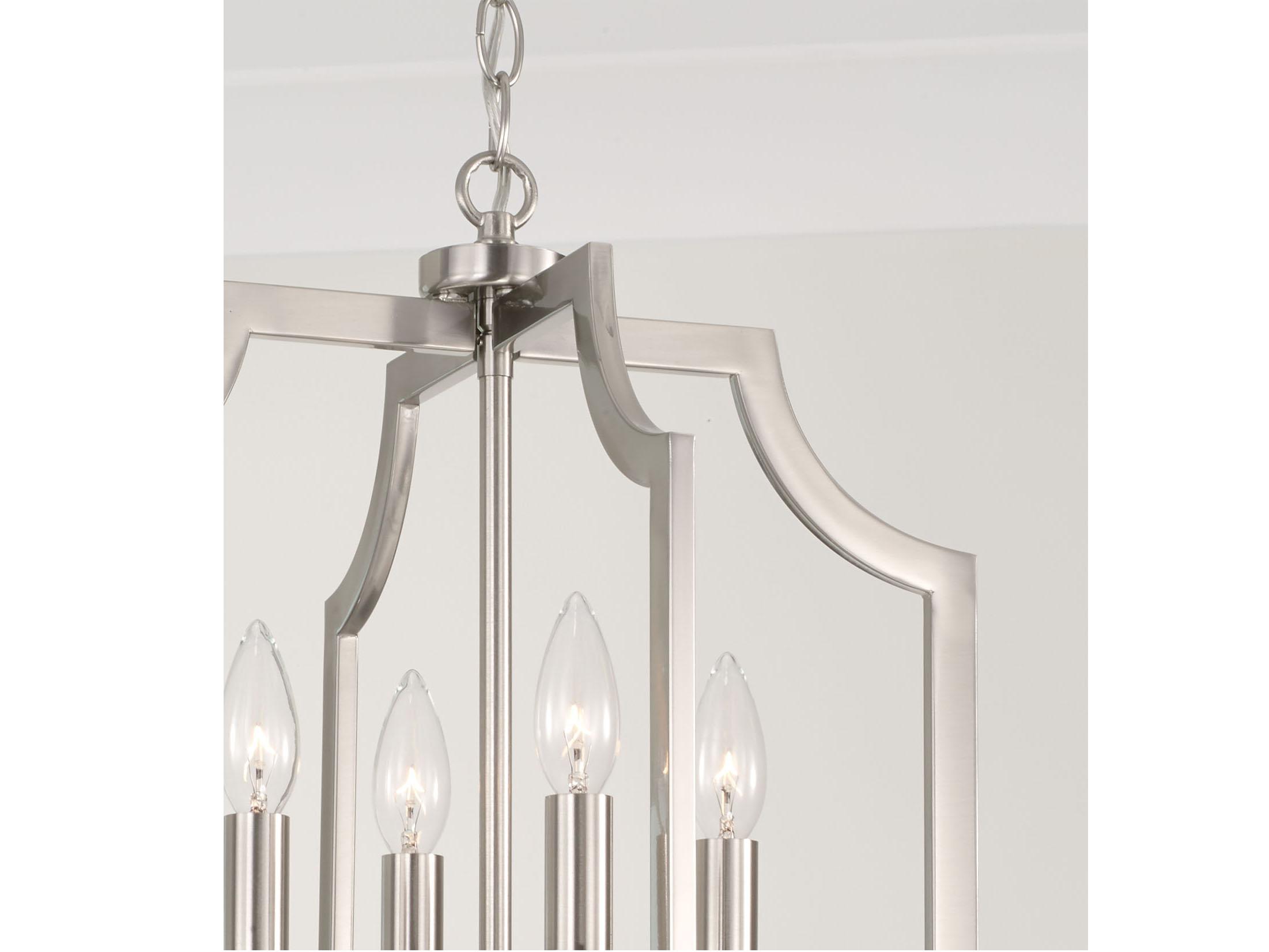 Capital Lighting Courtney 4-Light Brushed Nickel Pendant