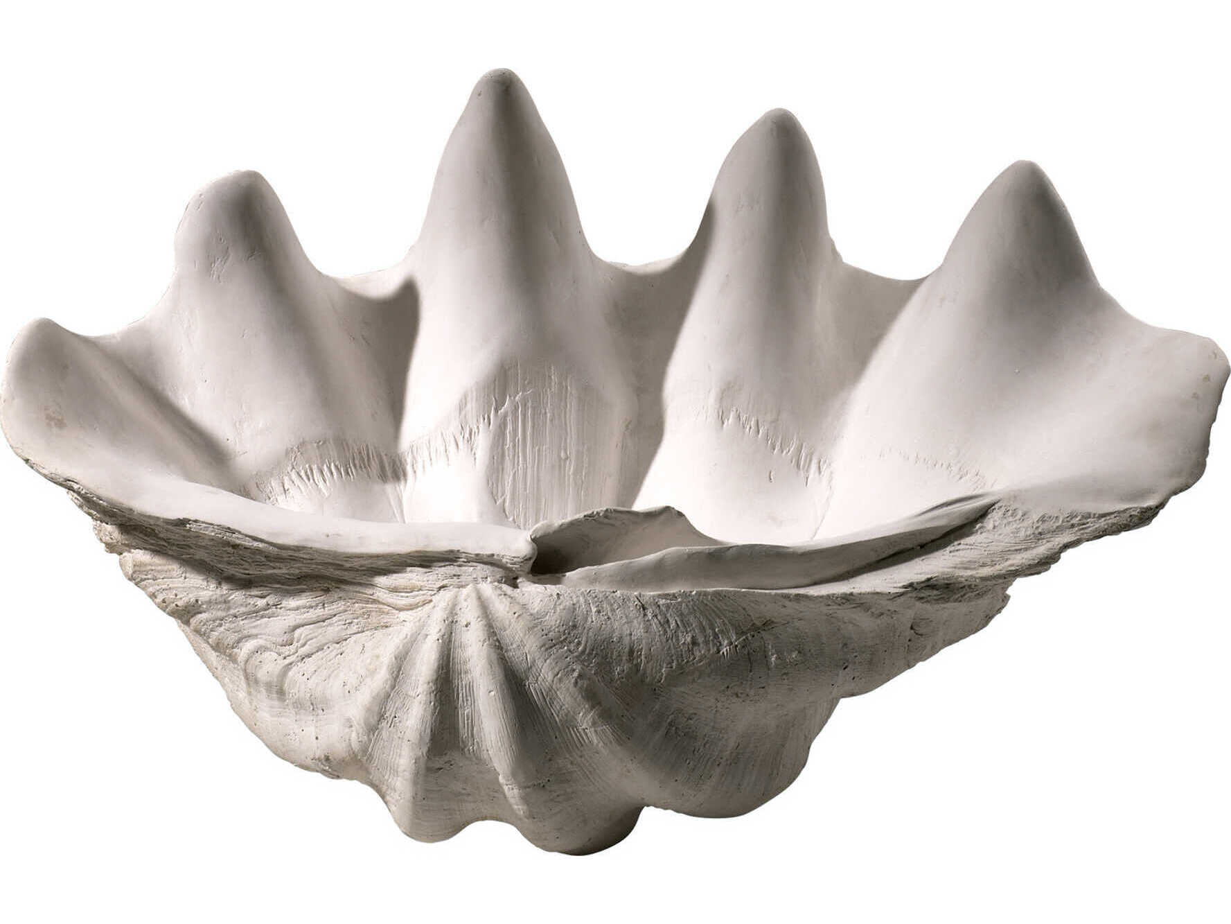 Cyan Design White Clam Shell Decorative Bowl