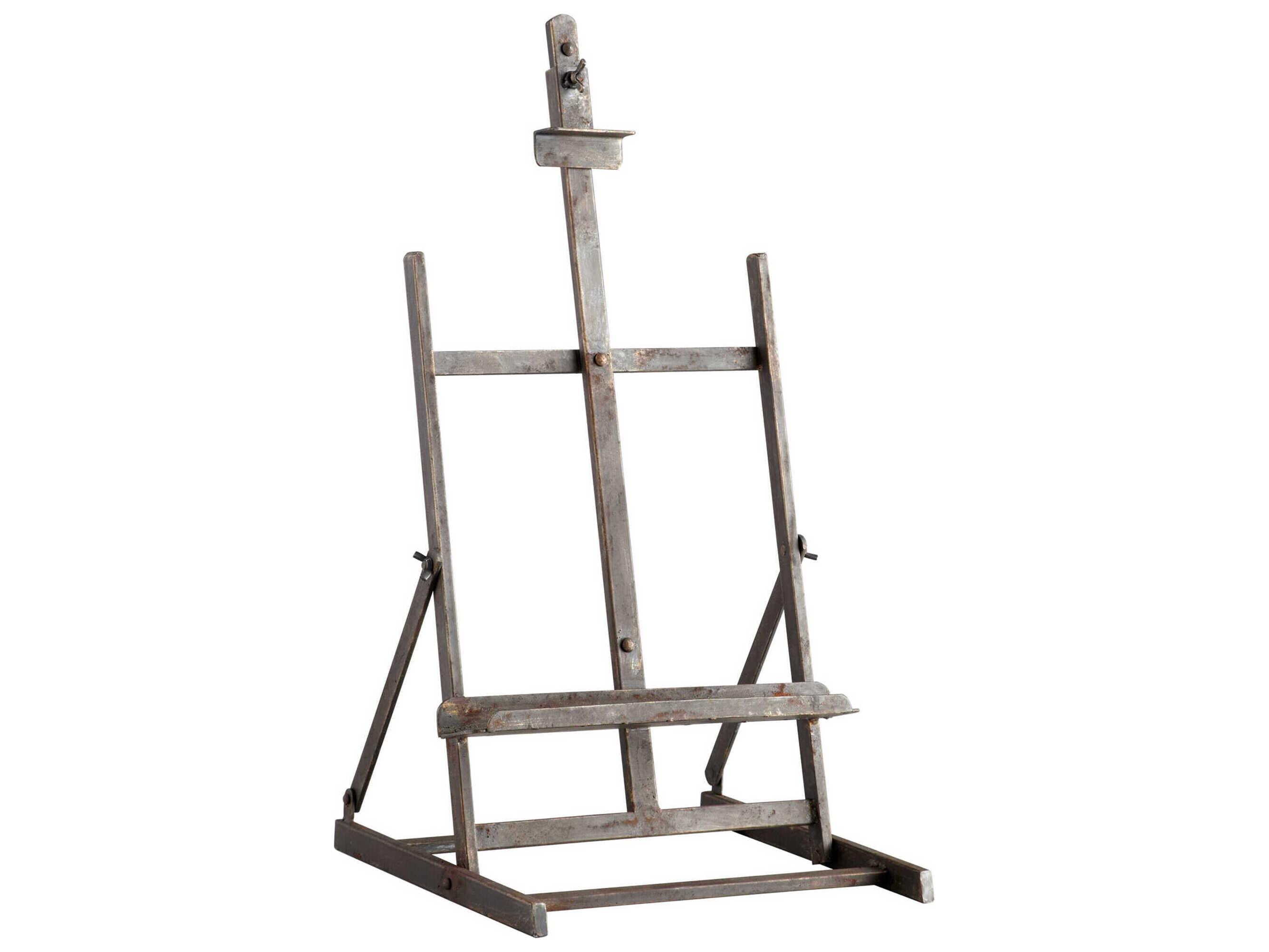 Cyan Design Laramie Raw Steel Raw Steel Easel Stand