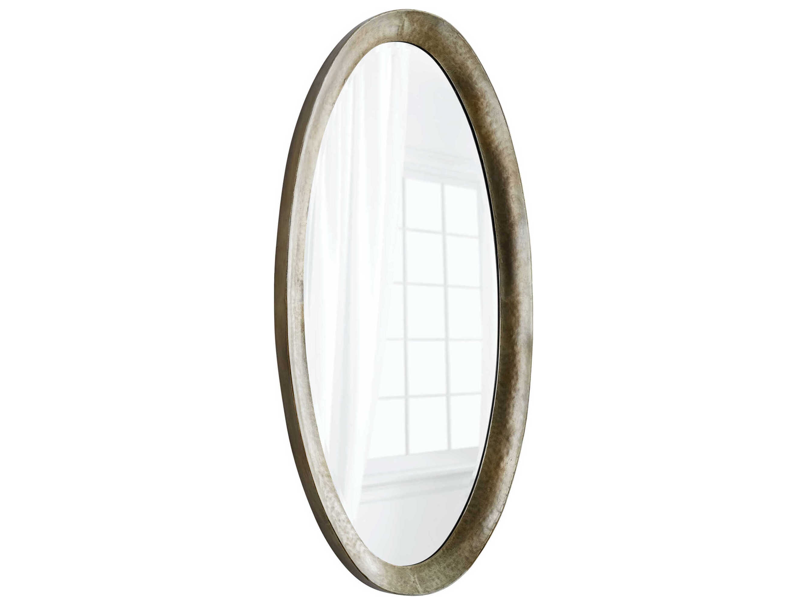Cyan Design Huron Silver Oval Wall Mirror
