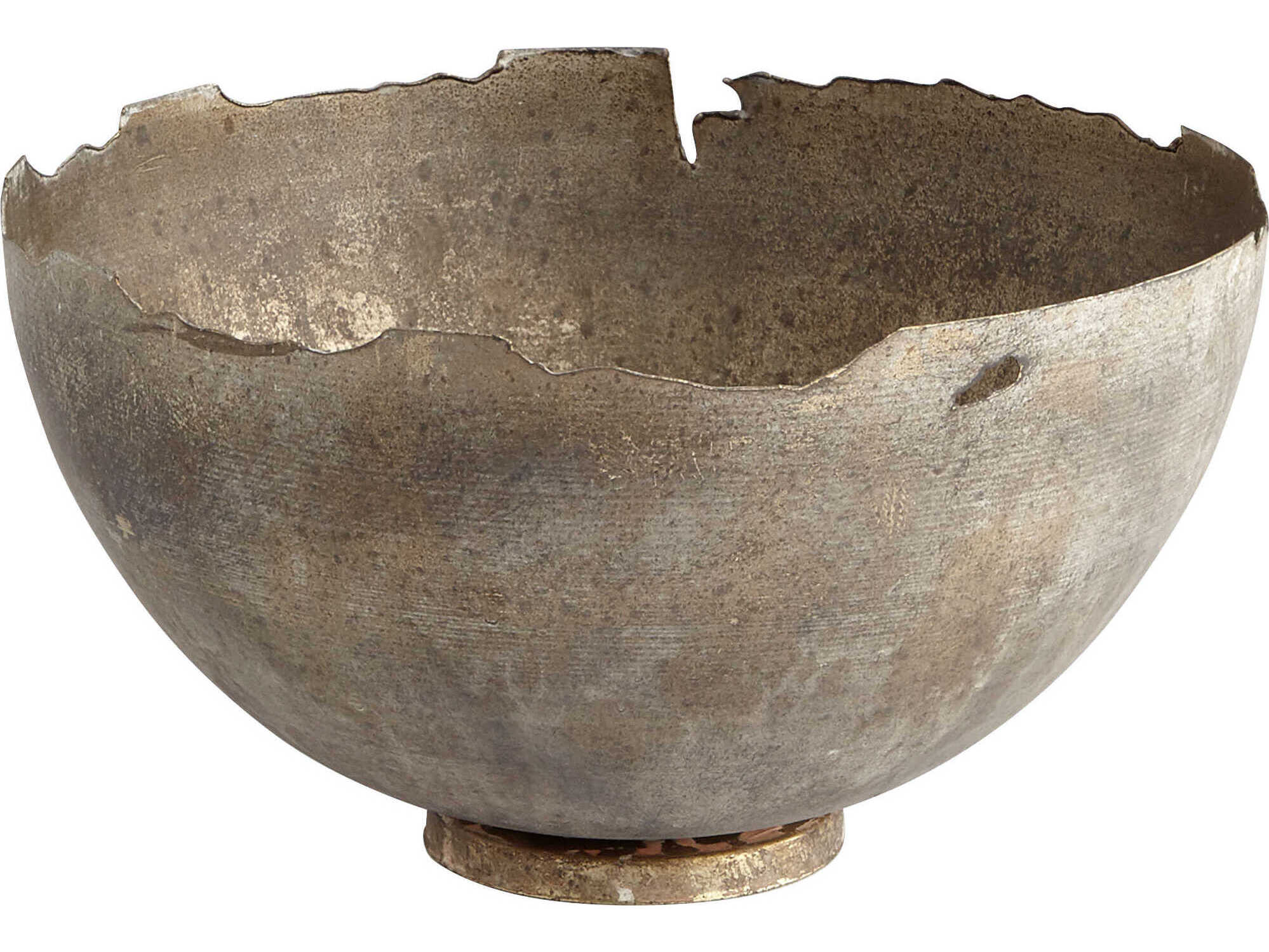 Cyan Design Whitewashed Pompeii Decorative Bowl