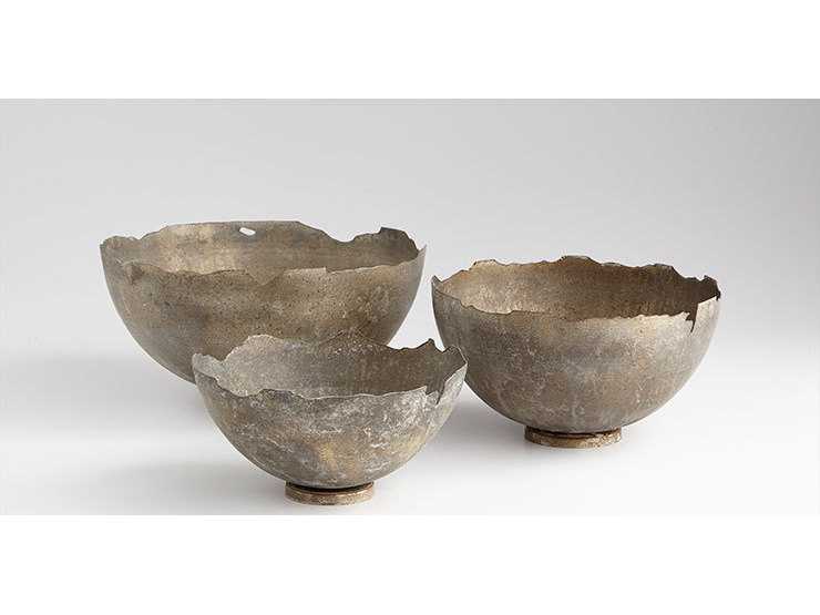 Cyan Design Pompeii Whitewashed Large Bowl