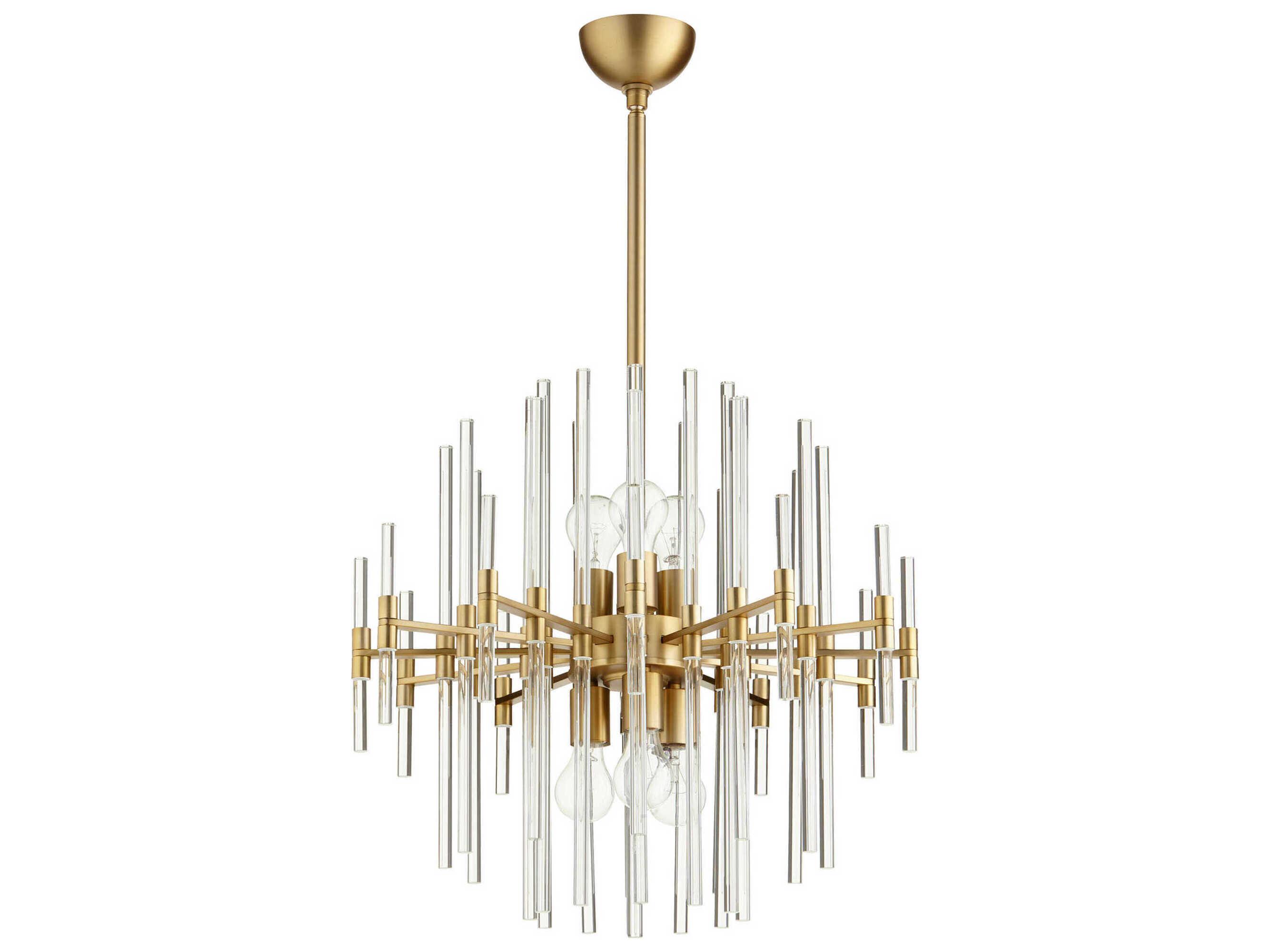 Cyan Design Quebec 6-Light Aged Brass Linear Pendant