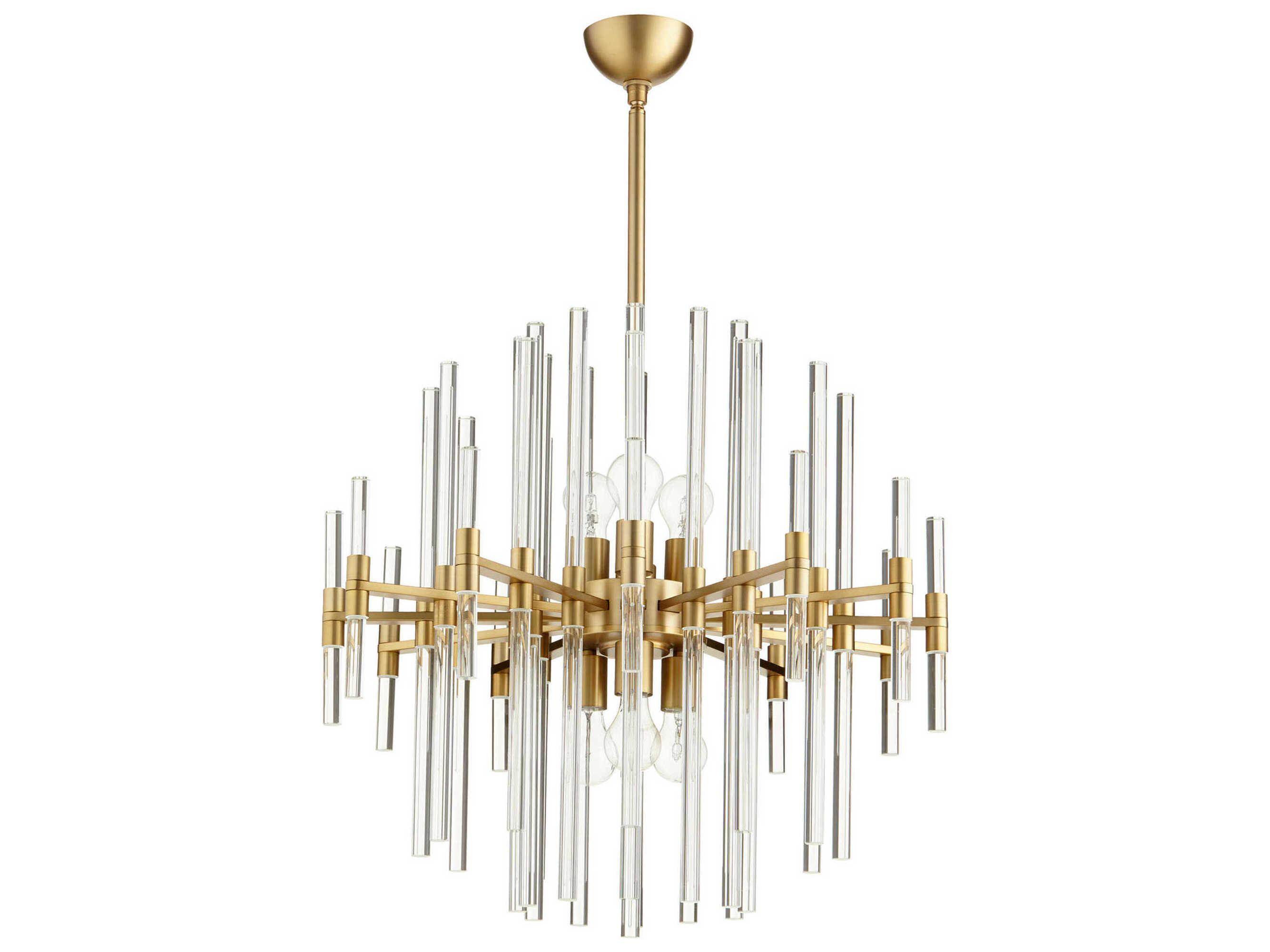 Cyan Design Quebec 6-Light Aged Brass Linear Pendant