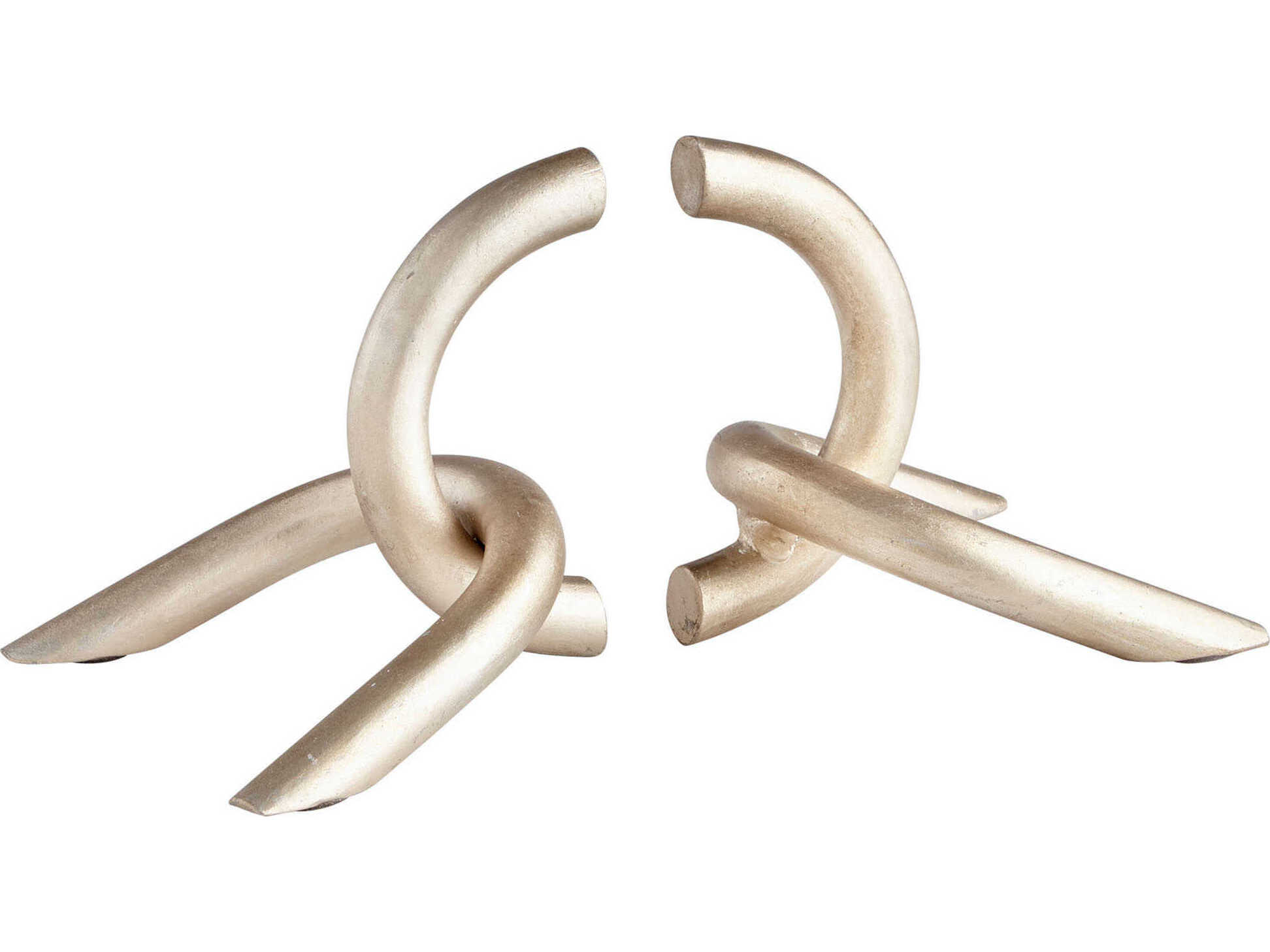 Cyan Design Antique Silver Leaf Goldie Locks Bookend