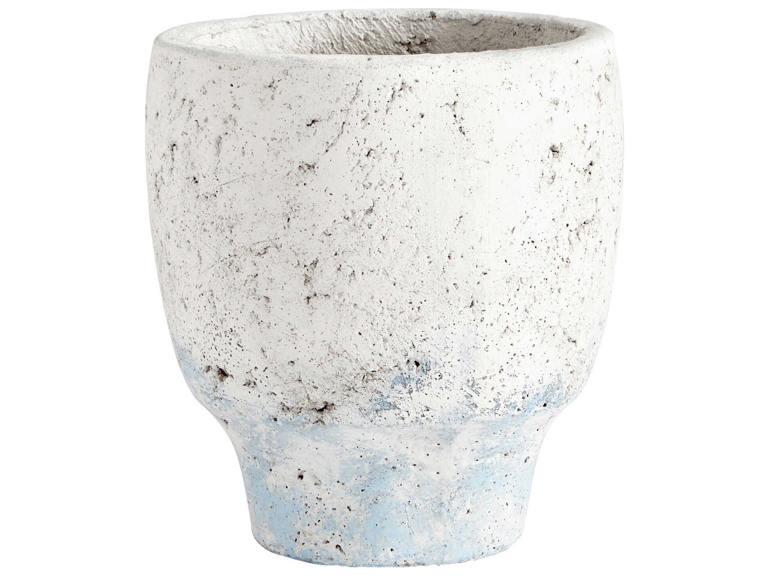 Cyan Design Venice Antique White Blue Planter