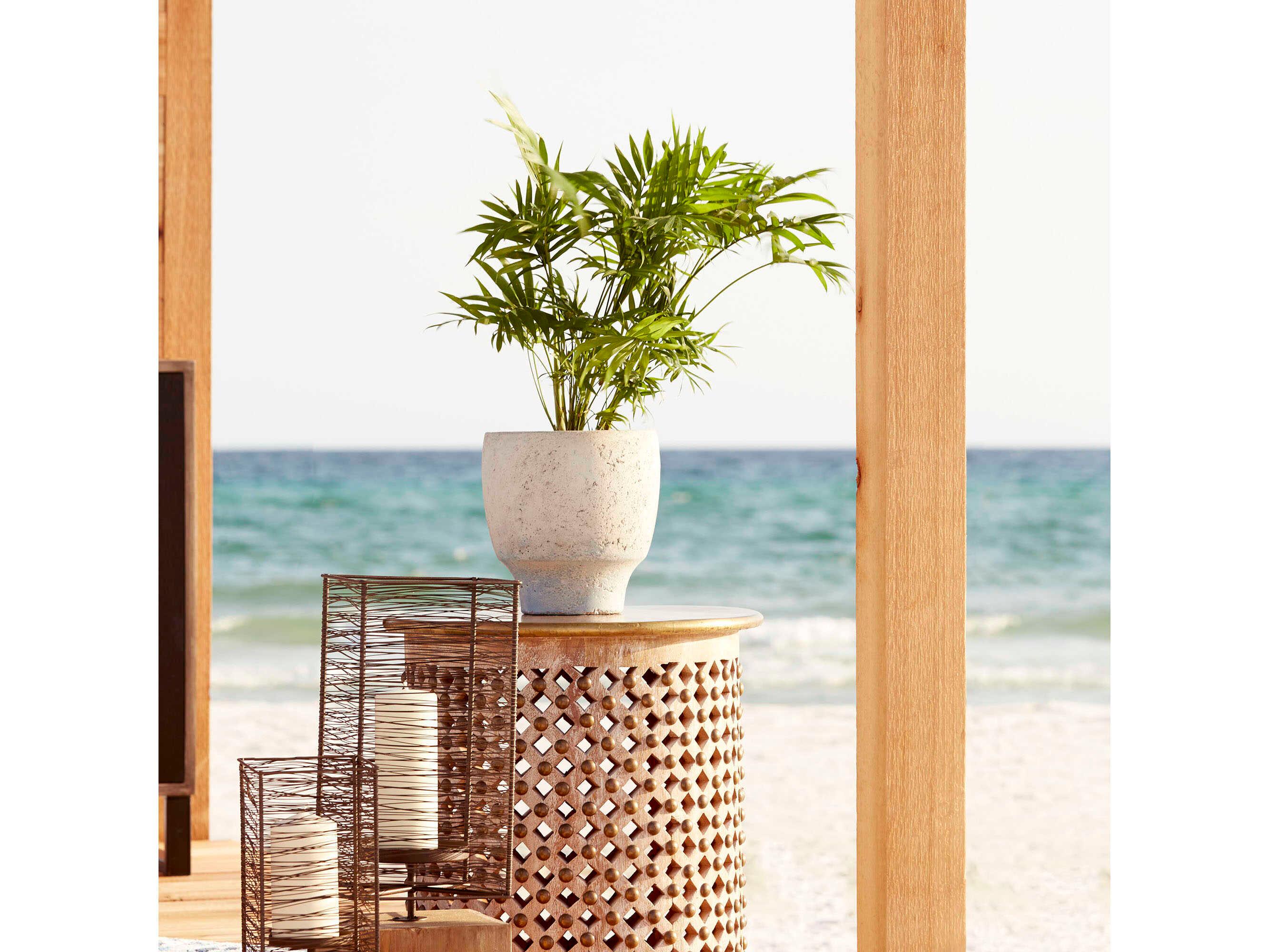 Cyan Design Venice Antique White Blue Planter