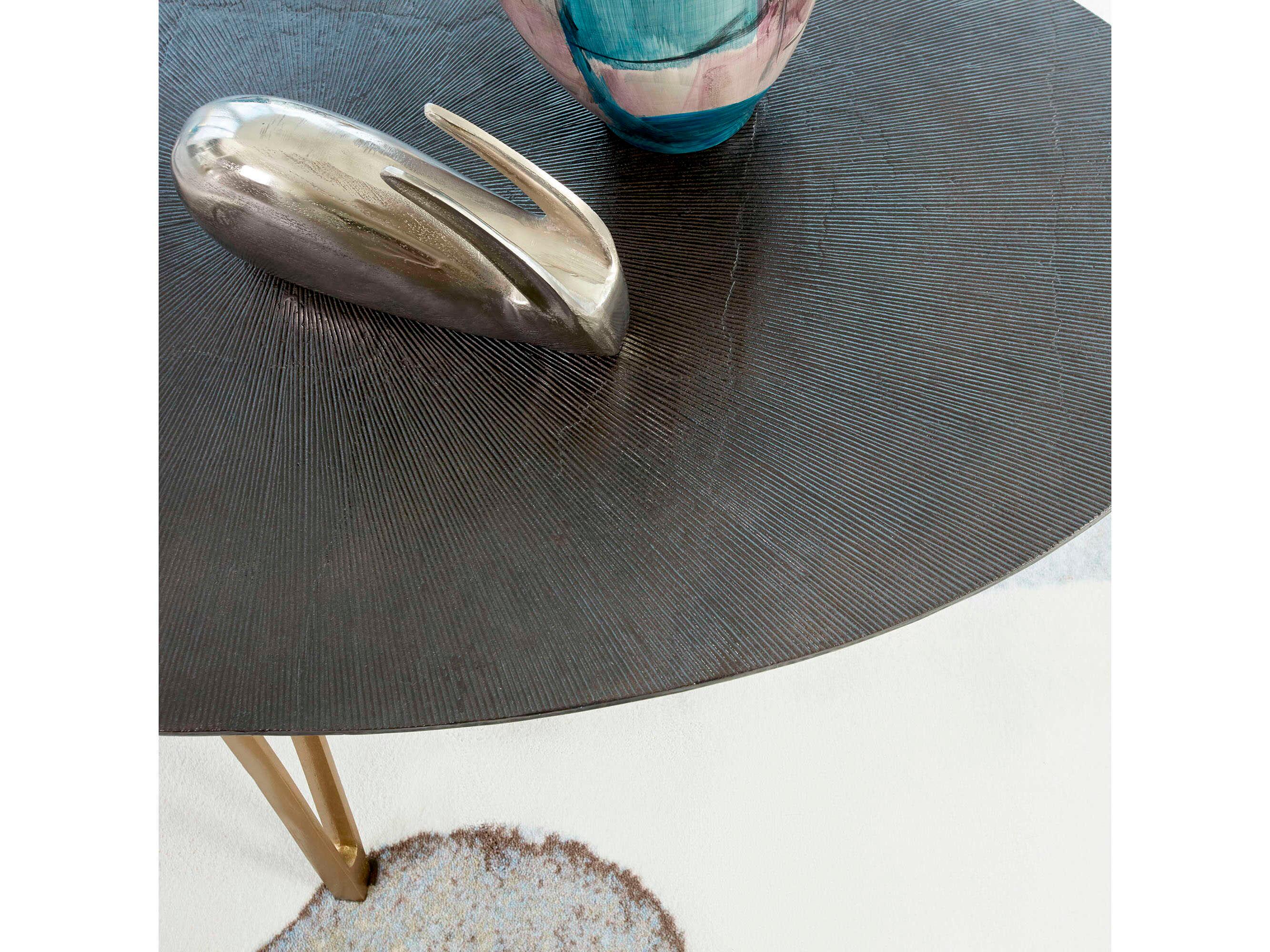 Cyan Design Quartette Oval Metal Coffee Table