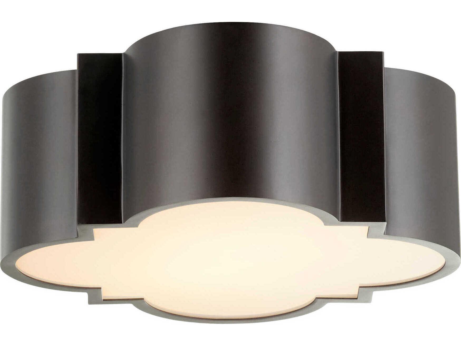 Cyan Design Wyatt 2-Light Noir Black Flush Mount