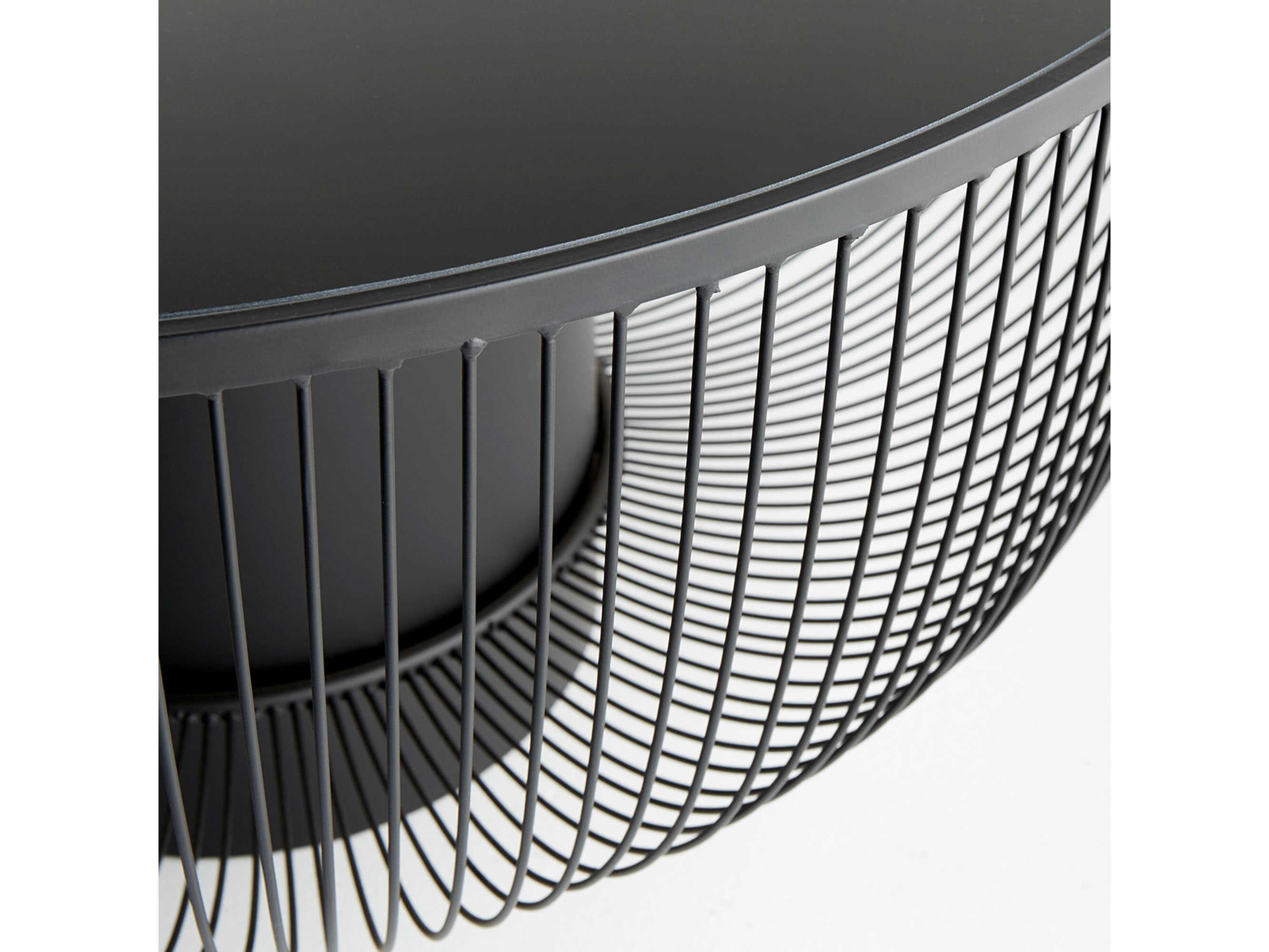 Cyan Design Carousel Round Glass Coffee Table