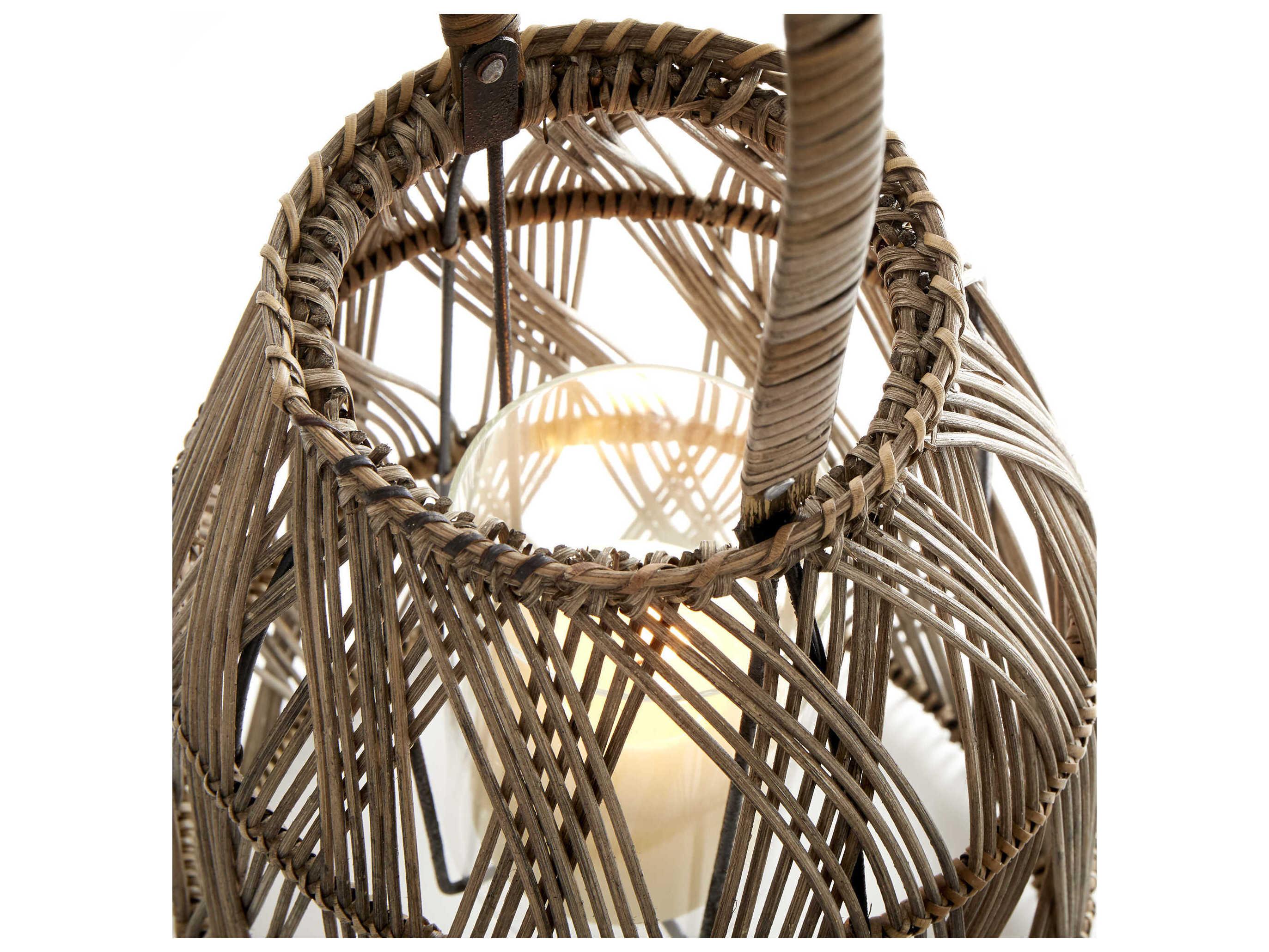 Cyan Design Rattan Clydesdale Candleholder