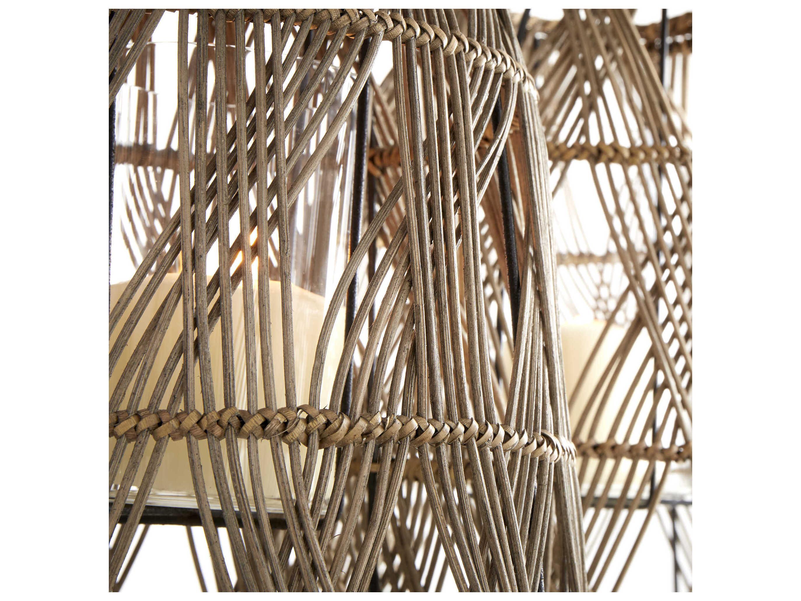 Cyan Design Rattan Clydesdale Candleholder