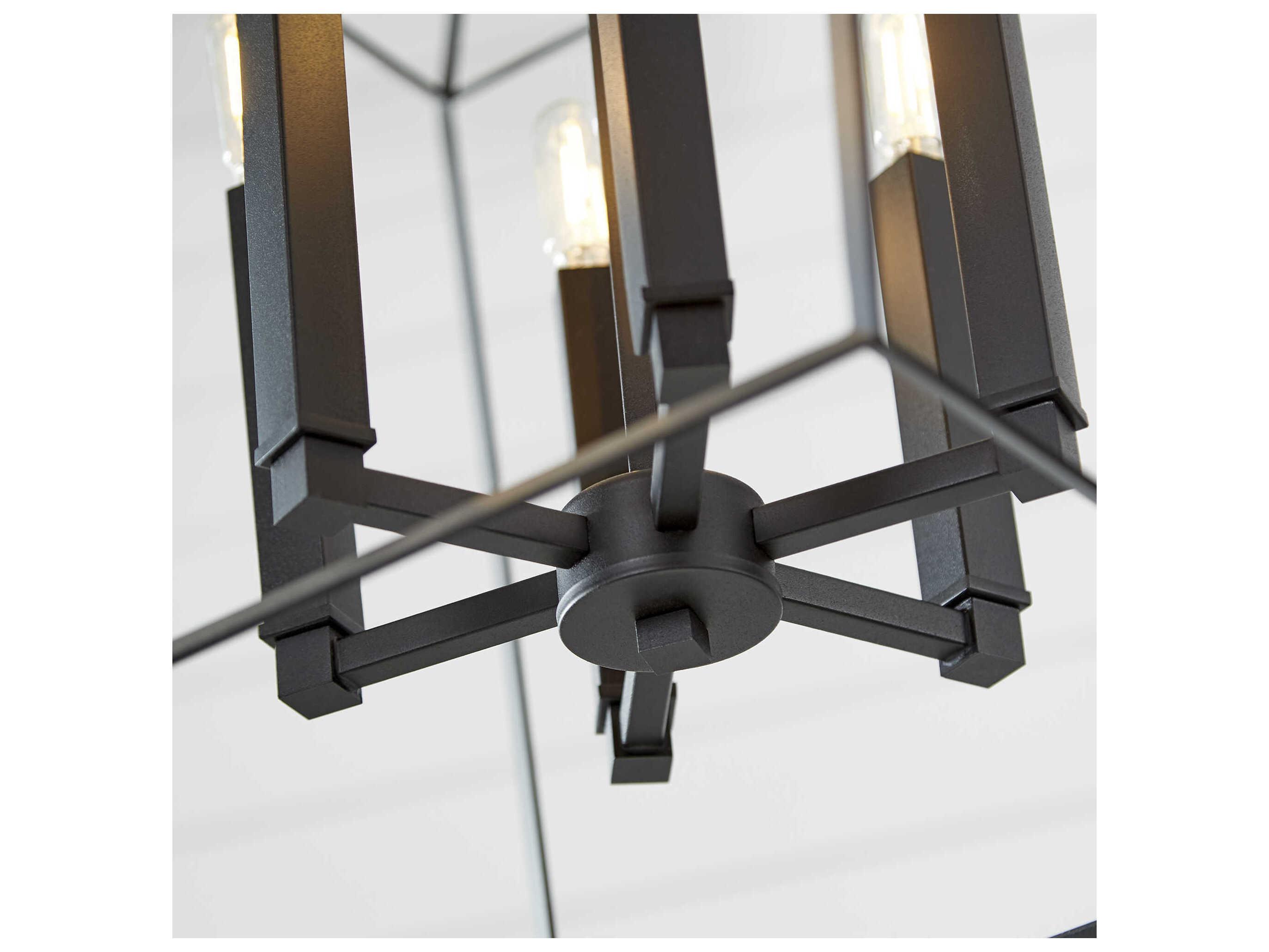 Cyan Design Hyperion 6-Light Noir Black Lantern Pendant