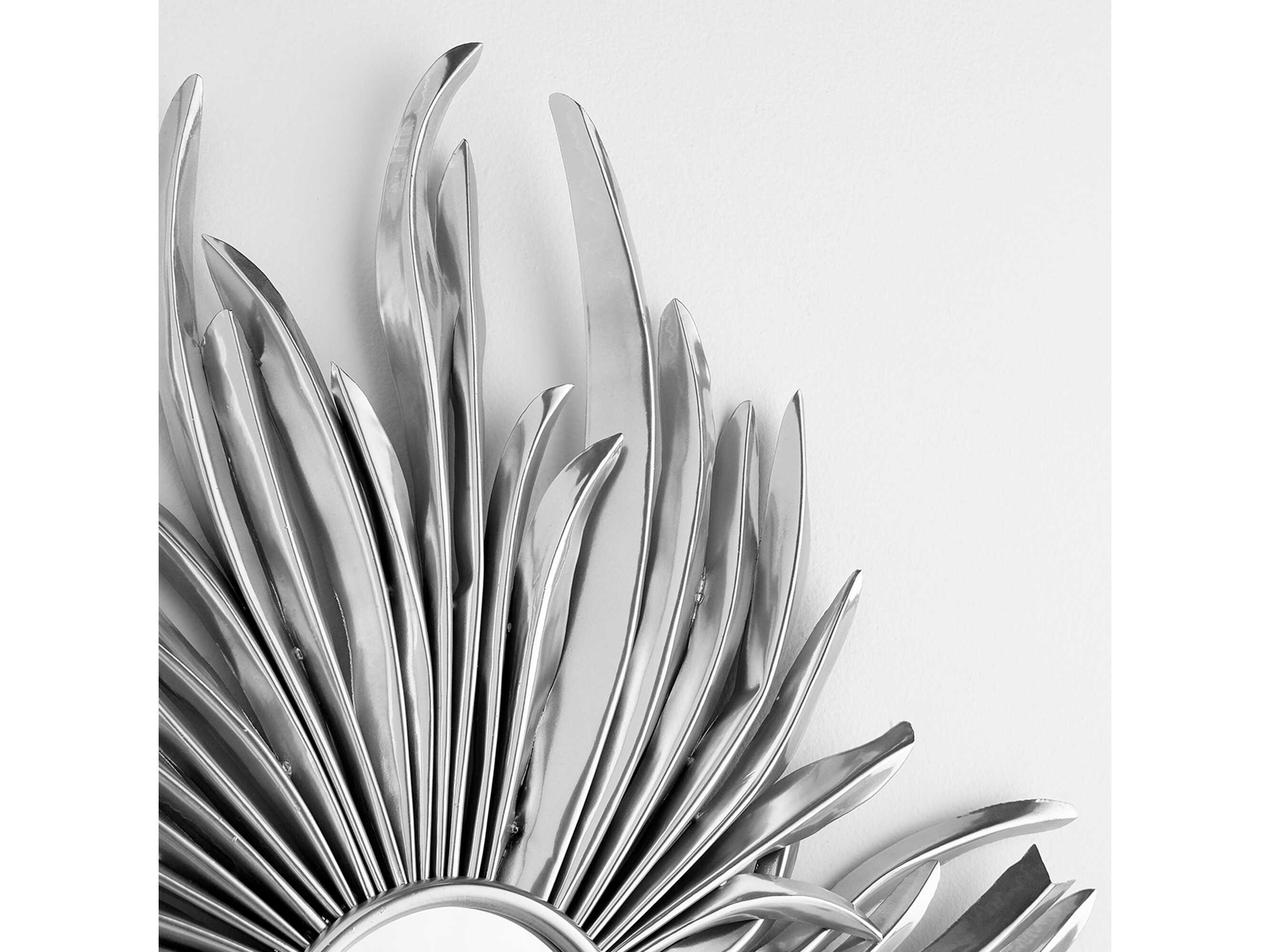 Cyan Design Brees Silver Sunburst Wall Mirror