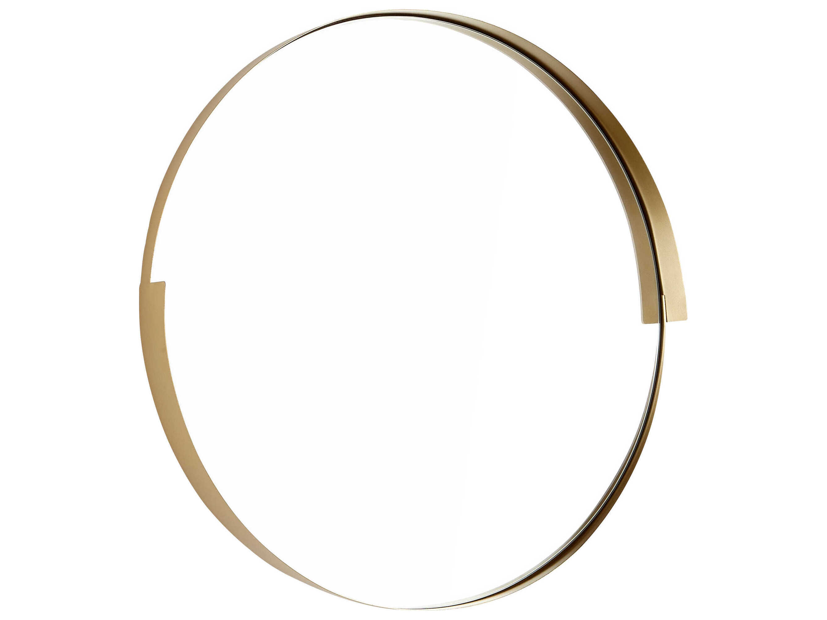 Cyan Design Gilded Gold Round Wall Mirror