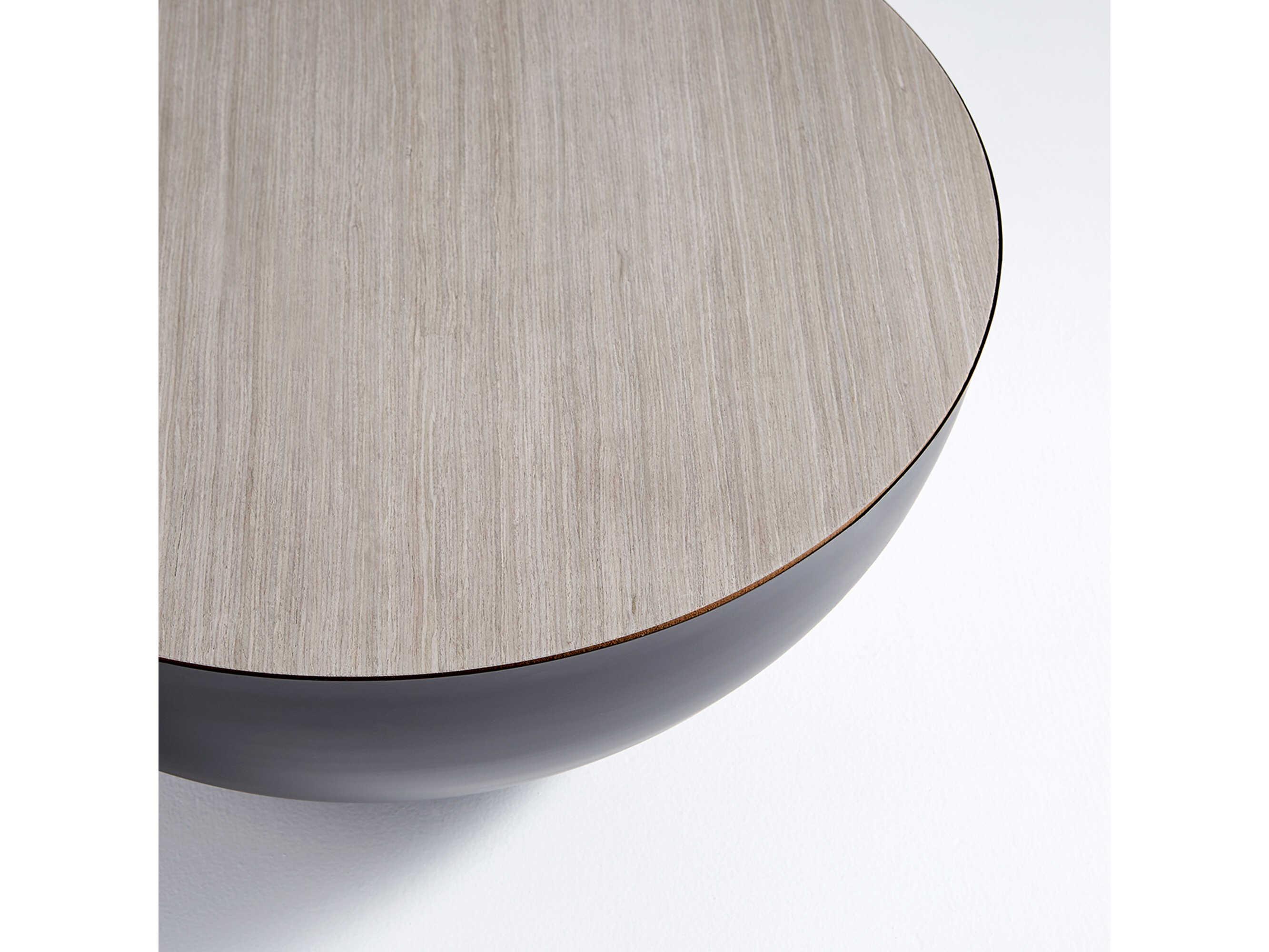 Cyan Design Round Wood Graphite Coffee Table