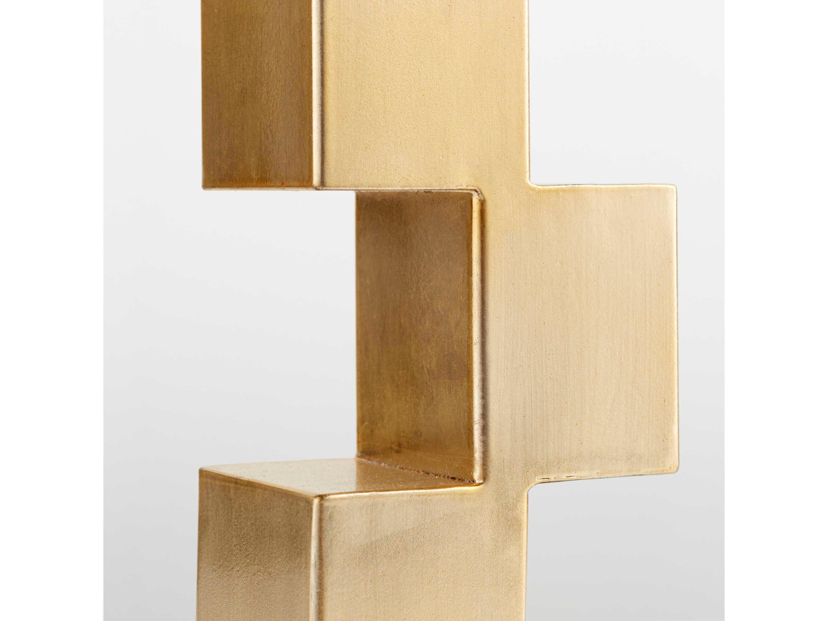 Cyan Design Rendezvous Black Frosted Satin Shade And Gold Liner Buffet Lamp