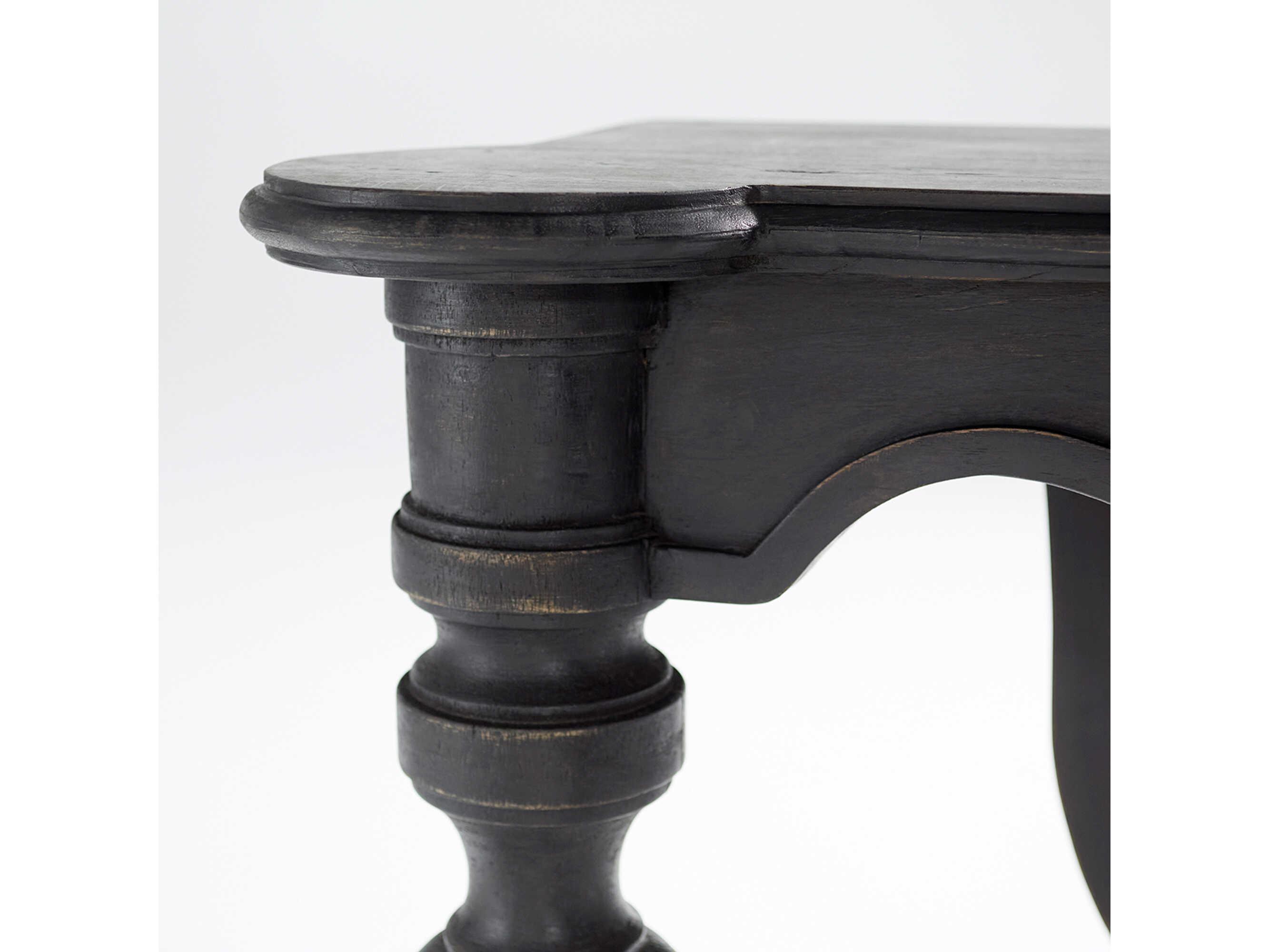 Cyan Design Rectangular Wood Black Console Table