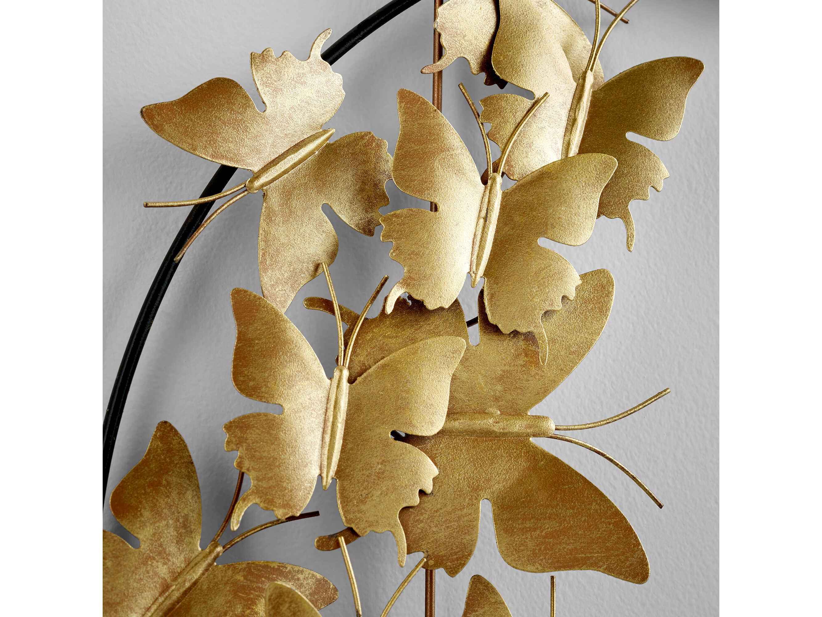 Cyan Design Caesar Gold / Black Metal Wall Art