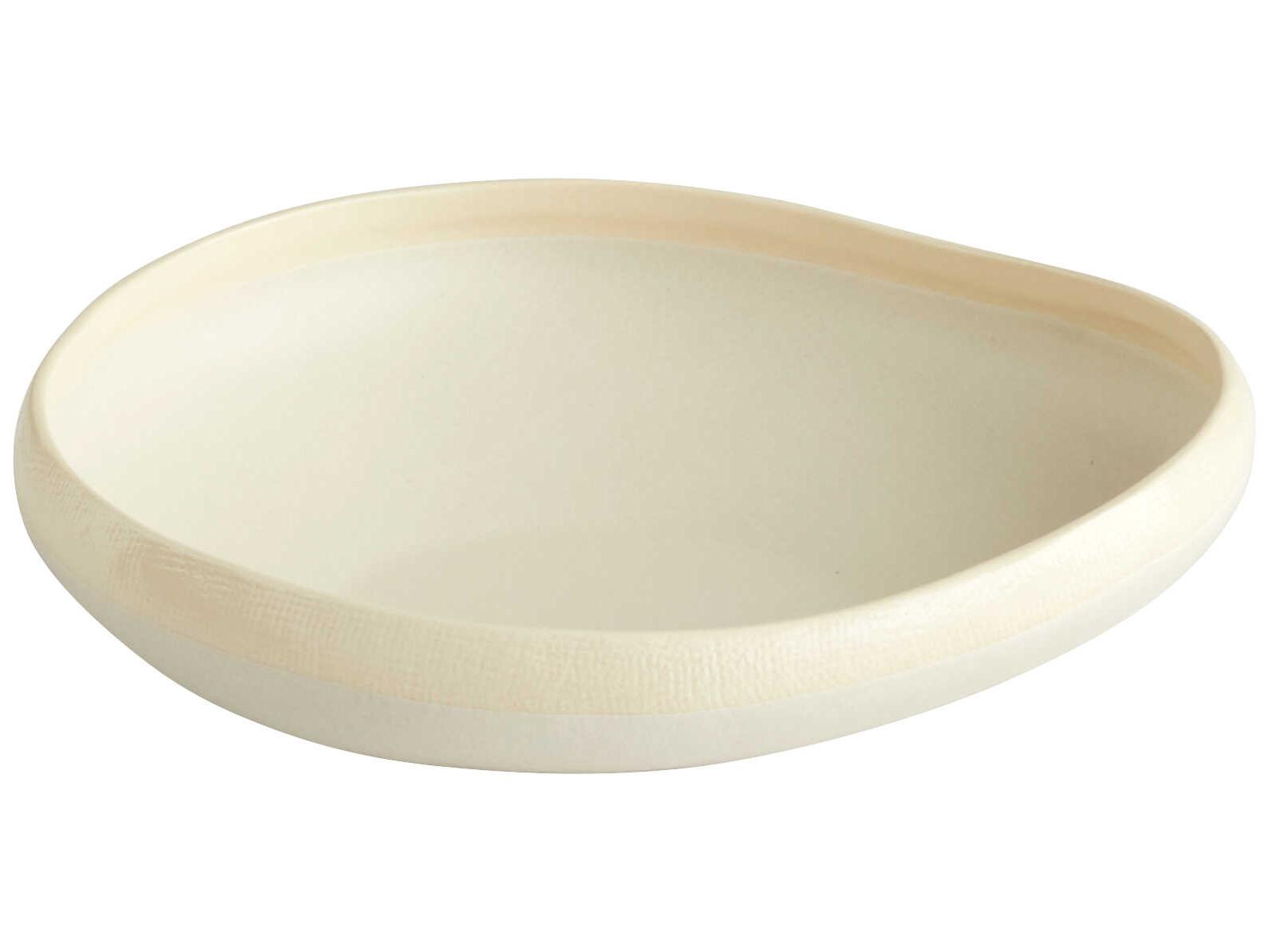 Cyan Design Elon White 11" Decorative Bowl