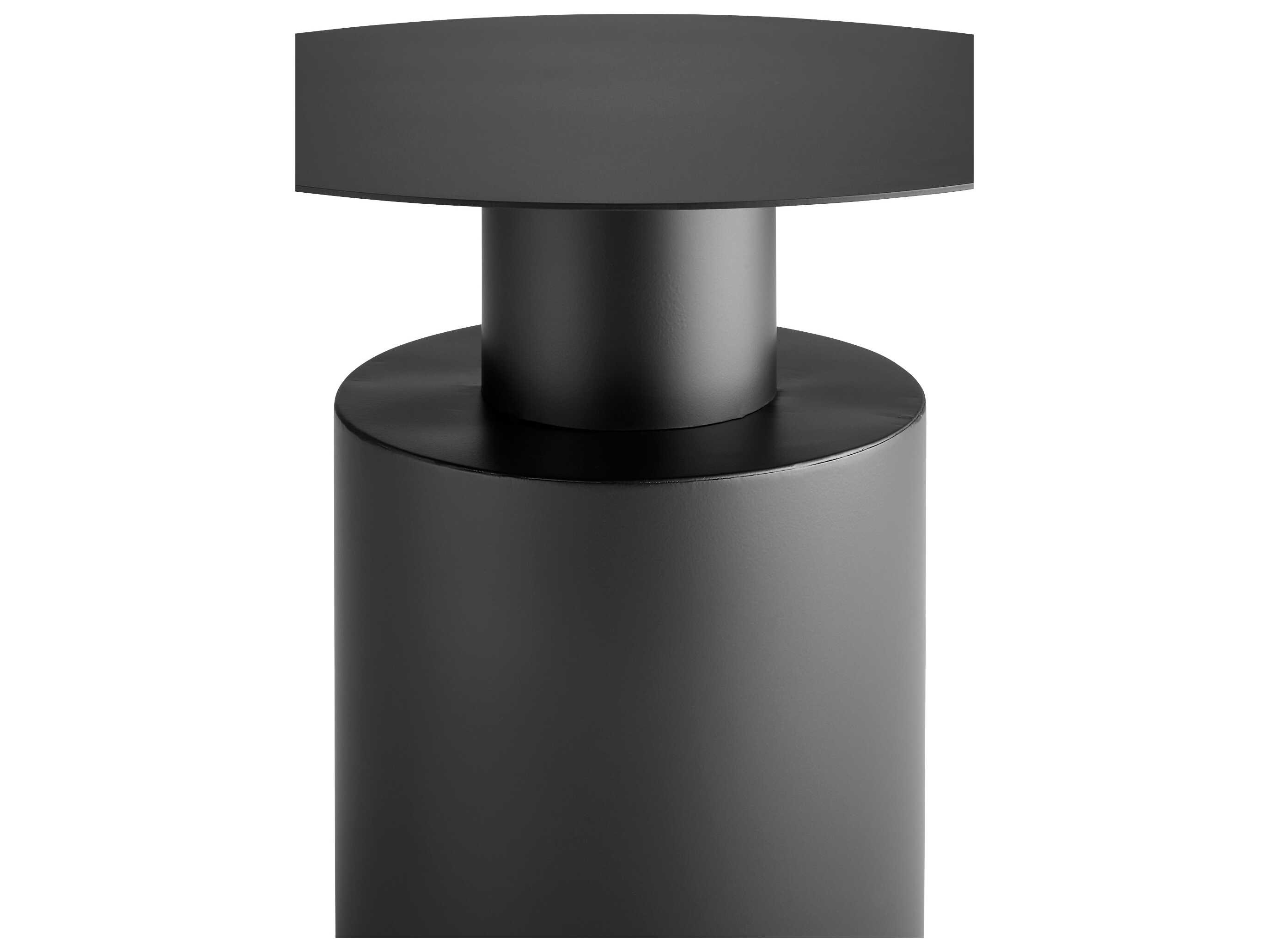 Cyan Design Round Metal Graphite End Table