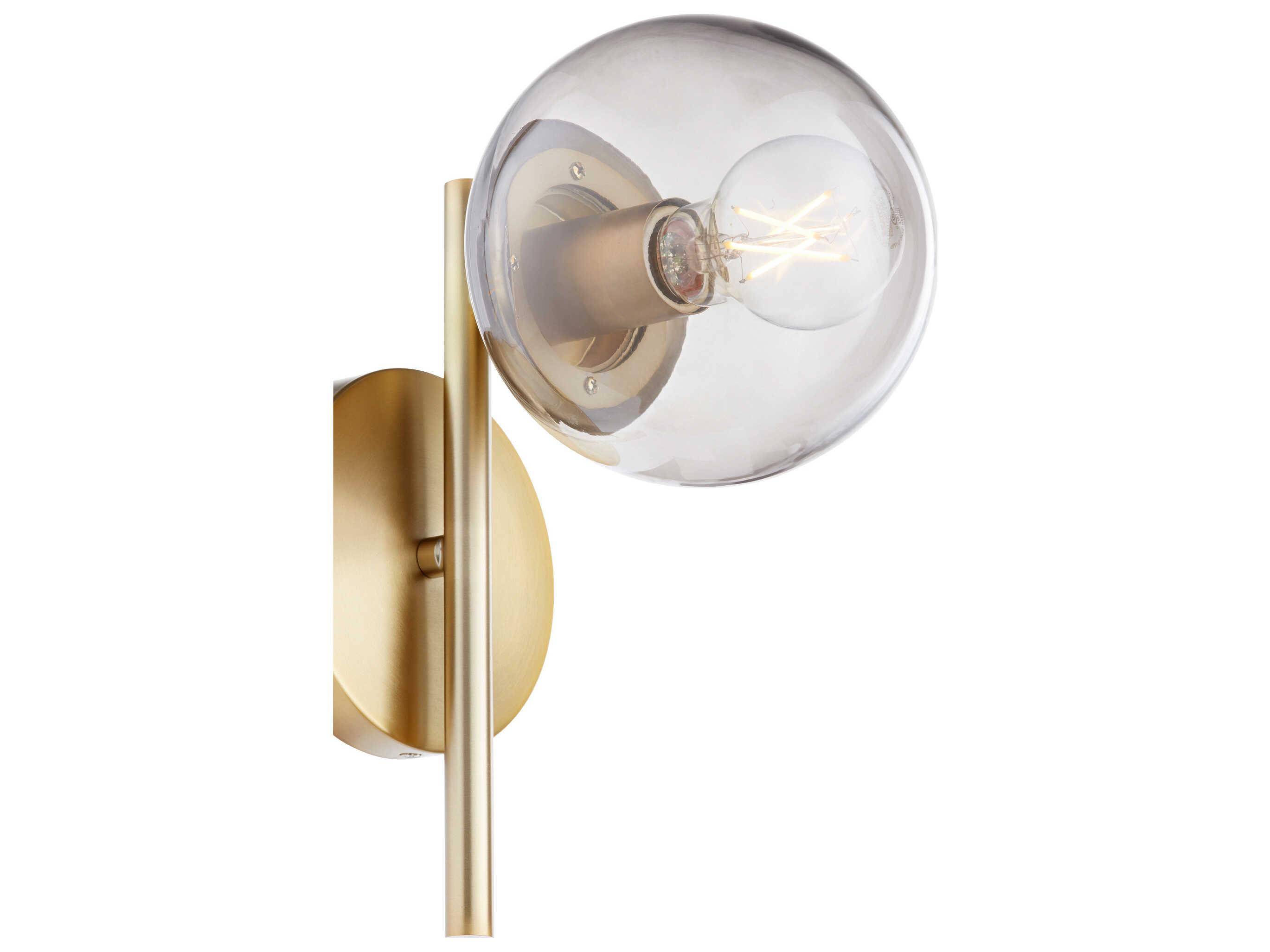 Cyan Design 1-Light Aged Brass Glass Wall Sconce
