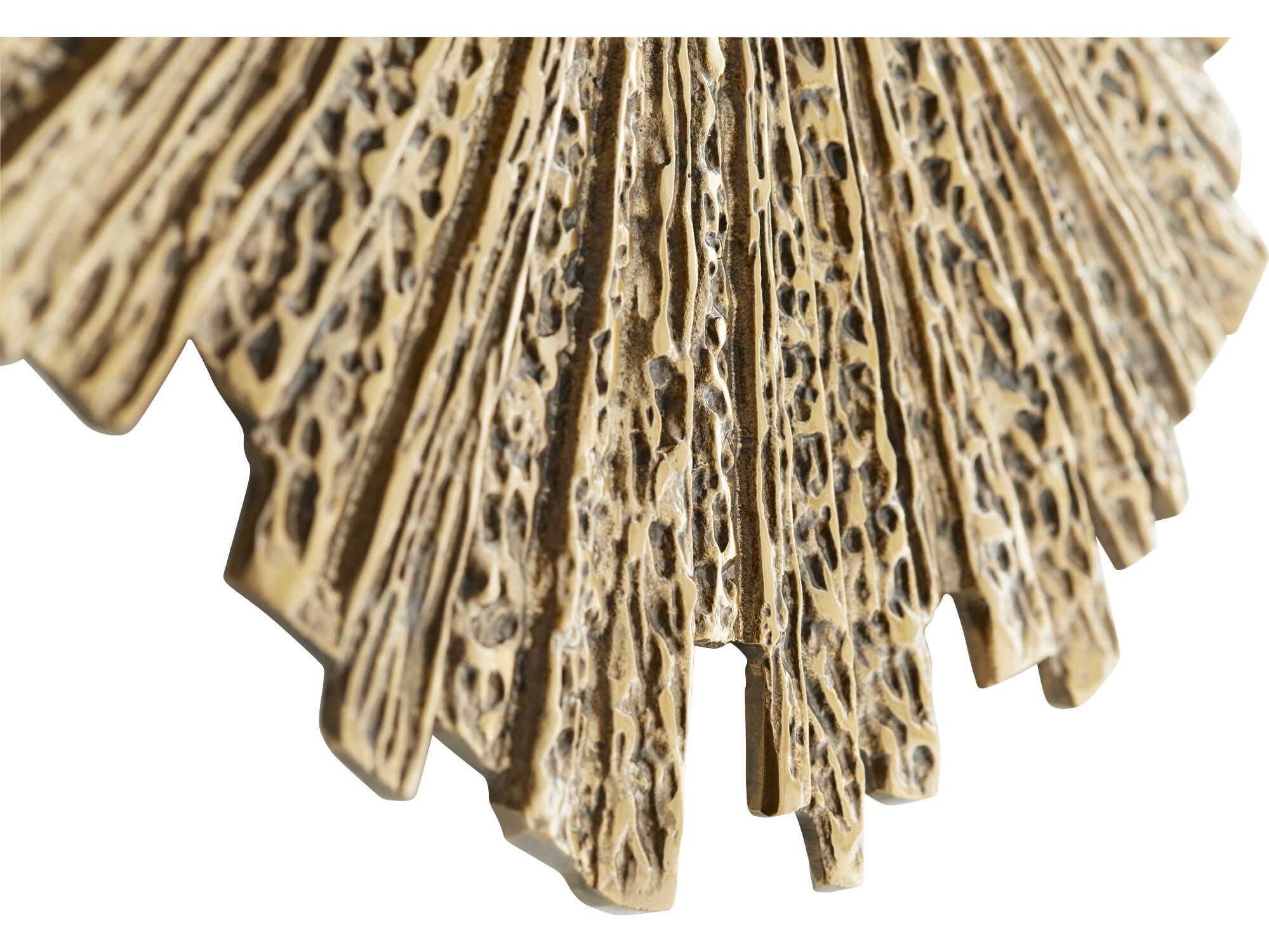 Cyan Design Abra Antique Brass 22" Metal Wall Art