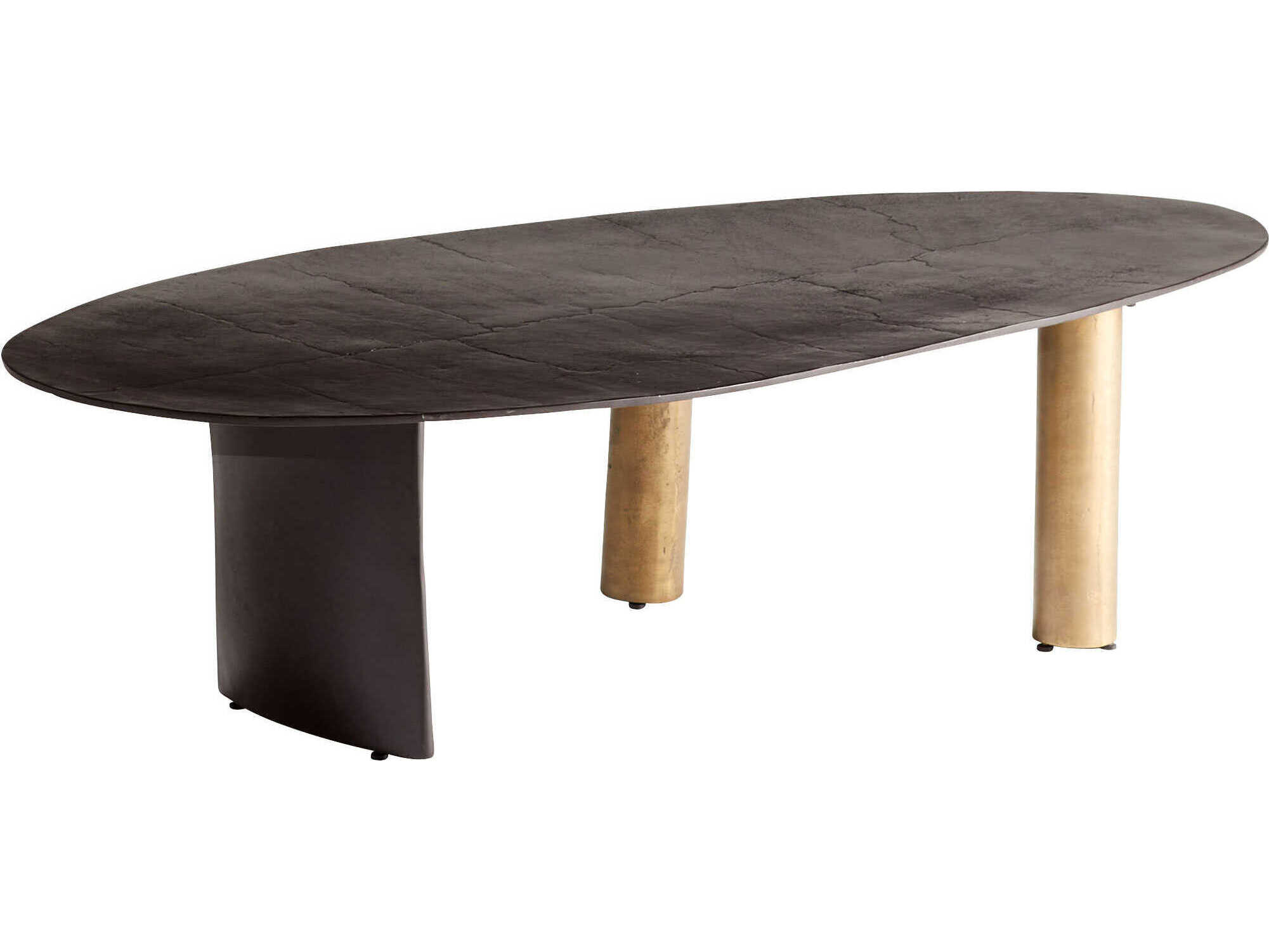 Cyan Design Draco Oval Metal Coffee Table