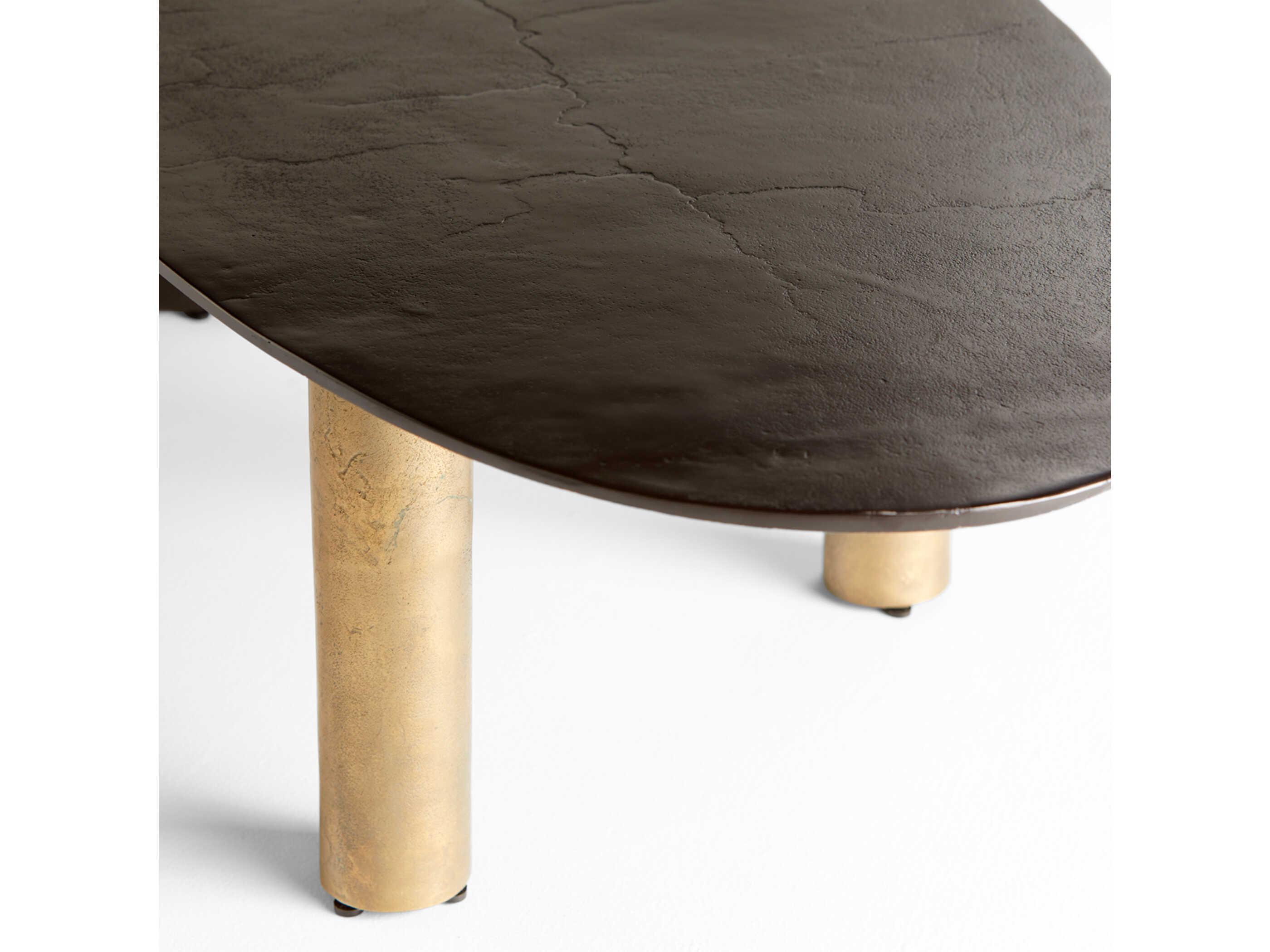 Cyan Design Draco Oval Metal Coffee Table