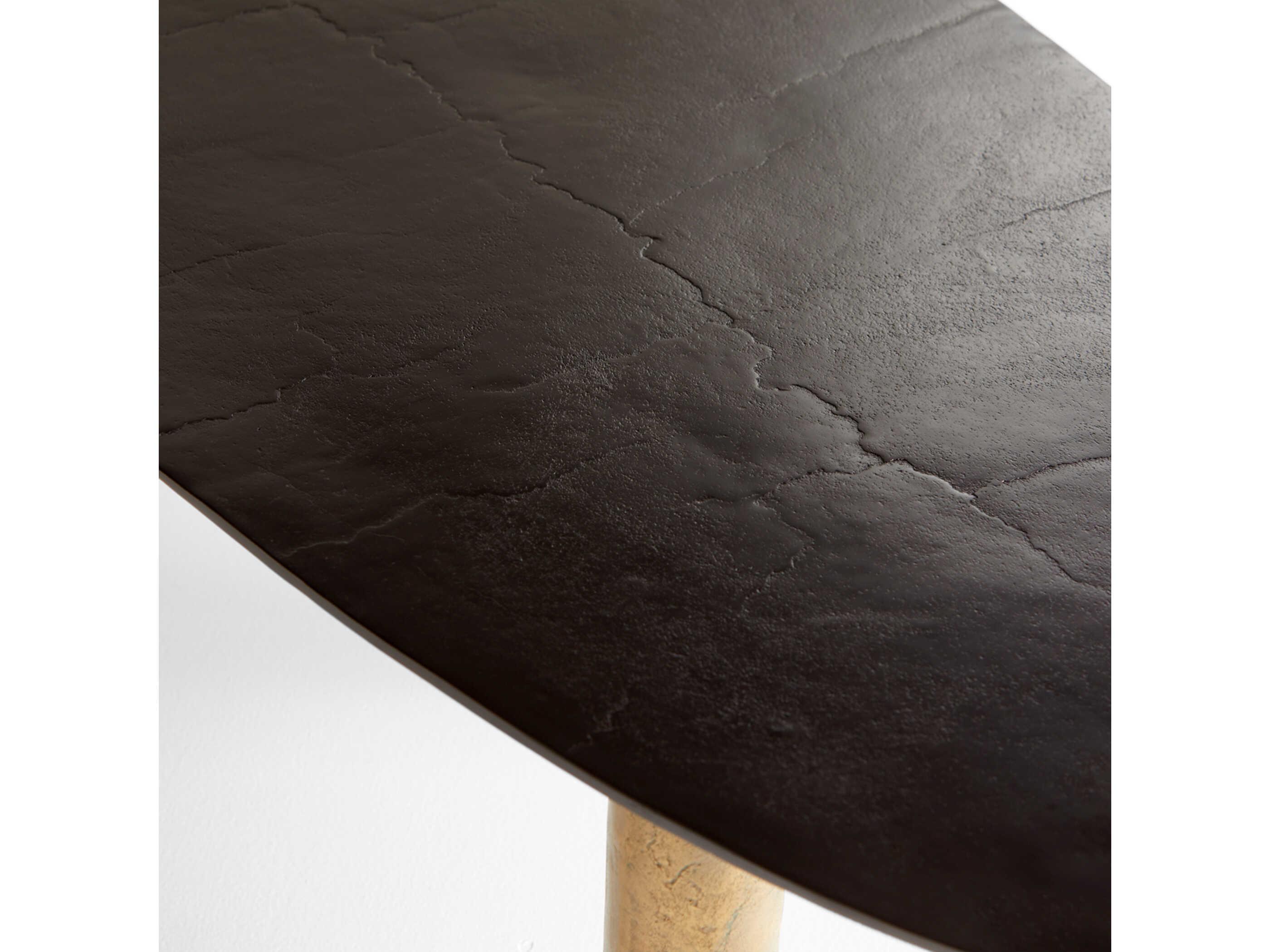 Cyan Design Draco Oval Metal Coffee Table