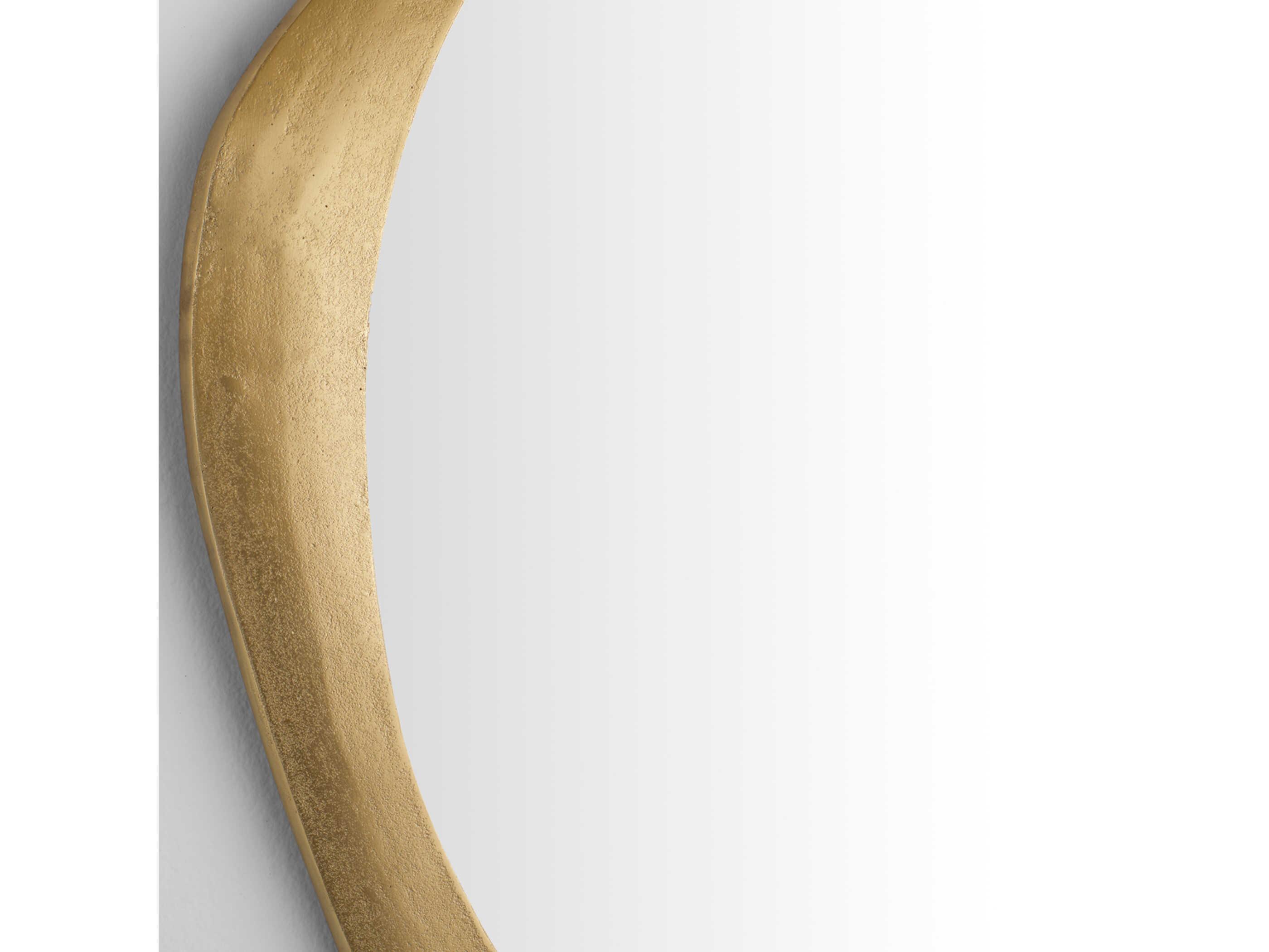 Cyan Design Hubbard Gold Round Wall Mirror