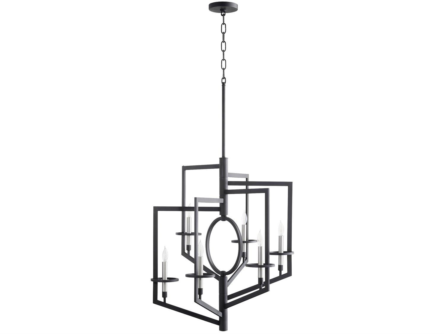 Cyan Design 6-Light Noir Black Candelabra Chandelier