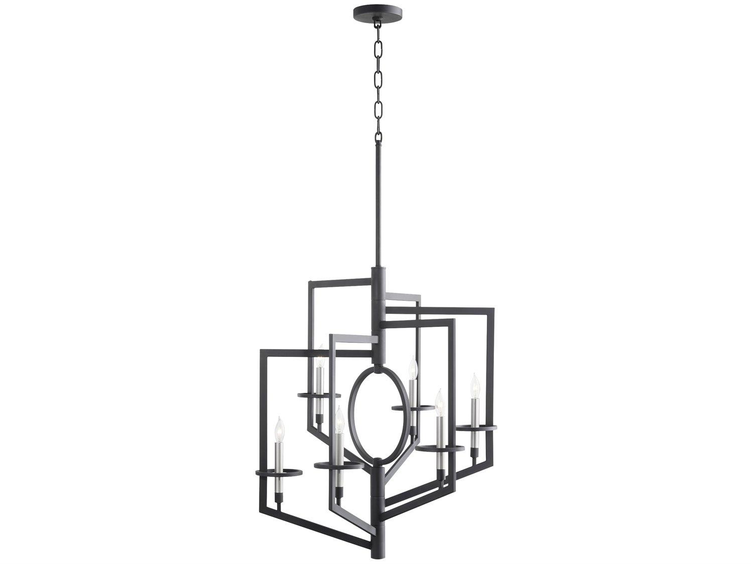 Cyan Design 6-Light Noir Black Candelabra Chandelier