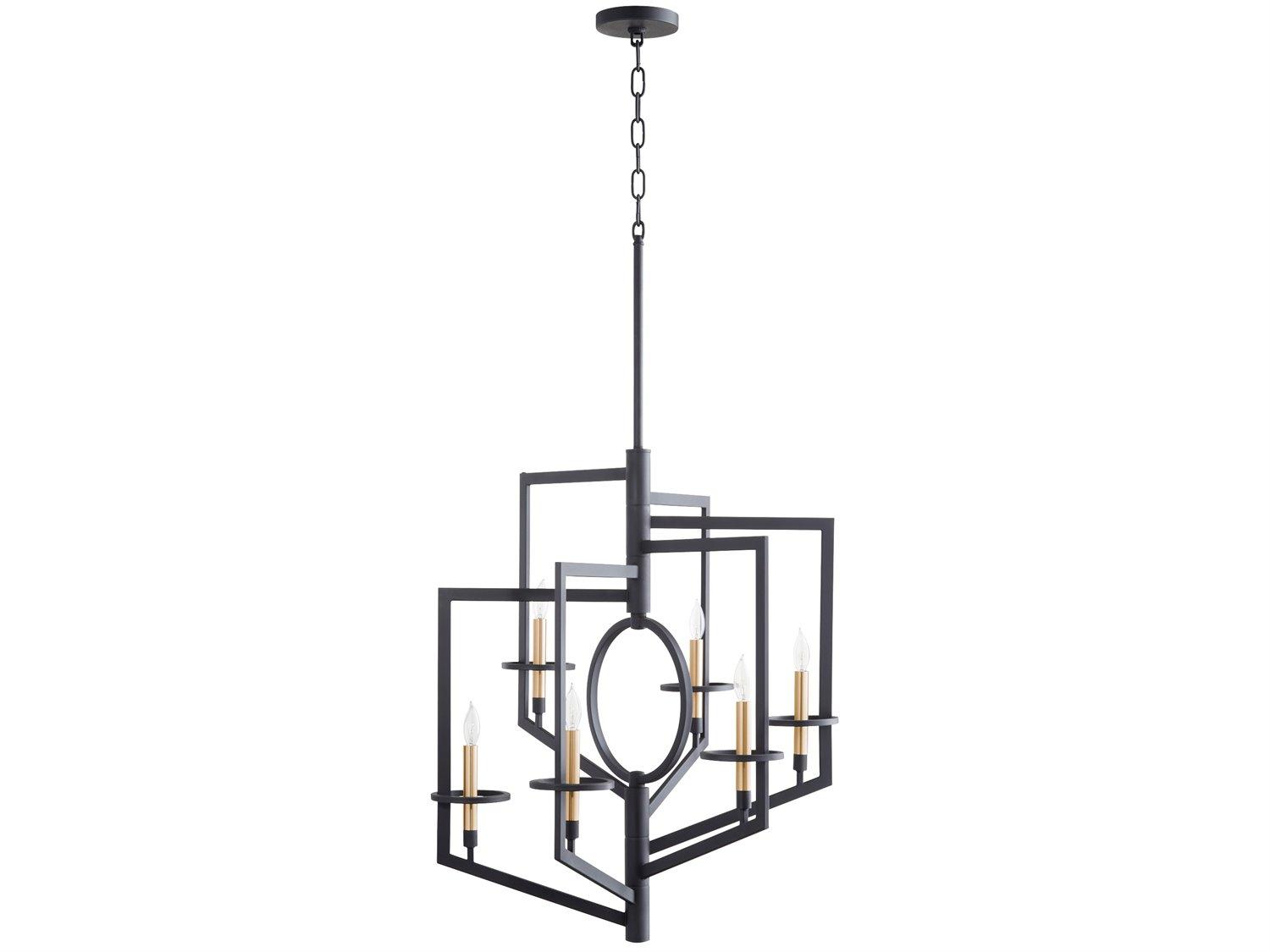 Cyan Design 6-Light Noir Black Candelabra Chandelier