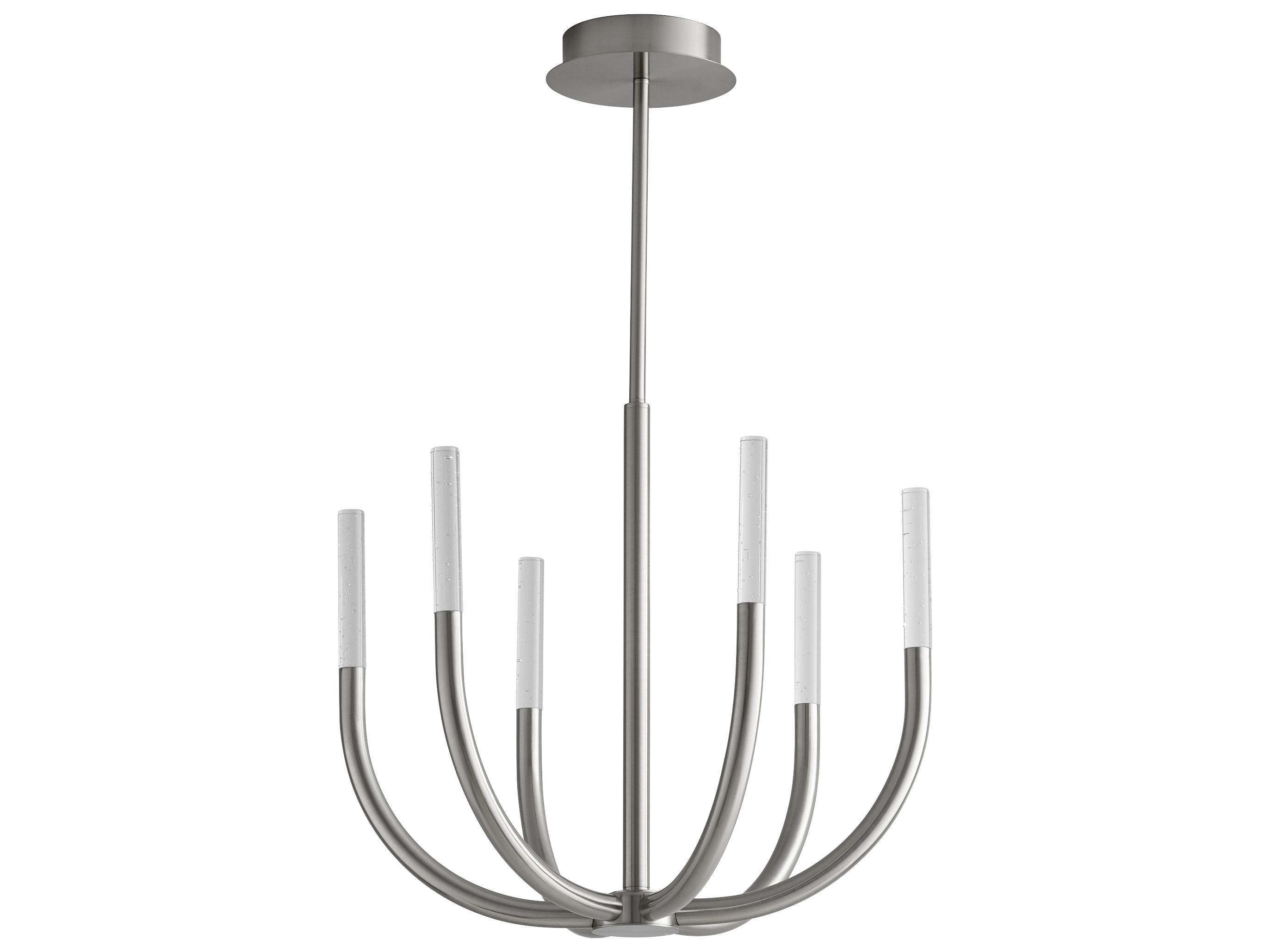 Cyan Design 6-Light Satin Nickel Candelabra Chandelier