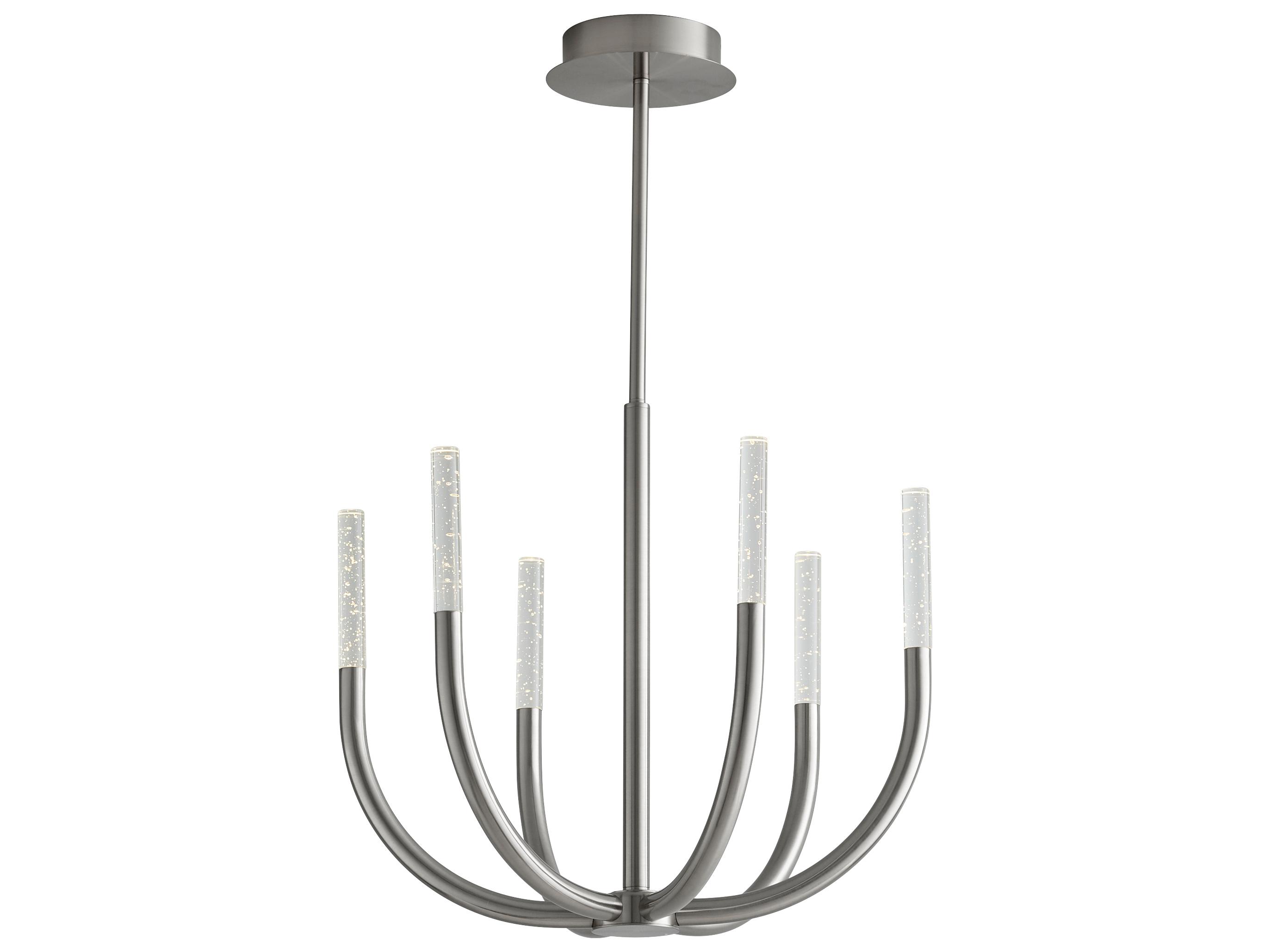 Cyan Design 6-Light Satin Nickel Candelabra Chandelier