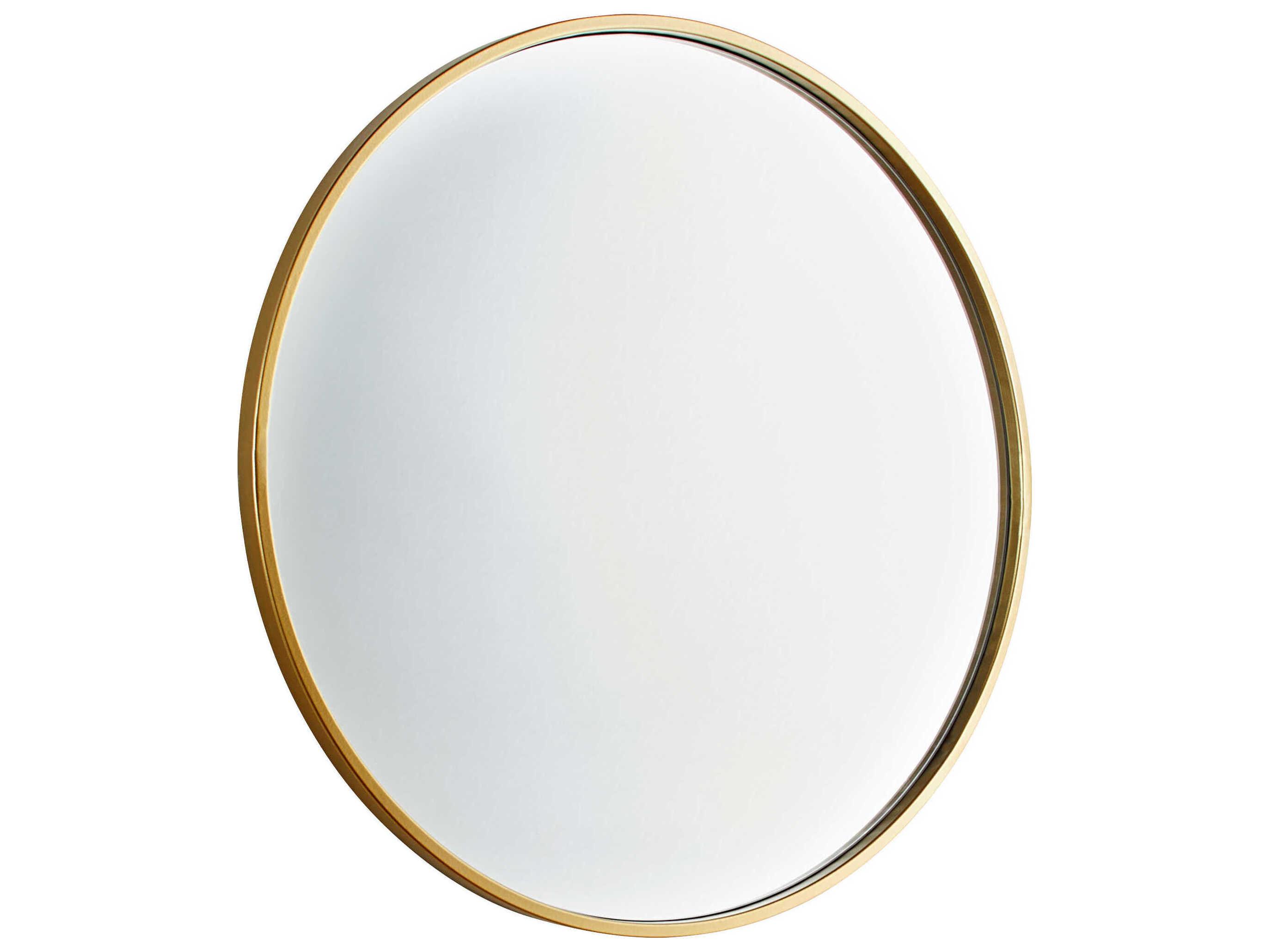 Cyan Design Harmony Gold Round Wall Mirror