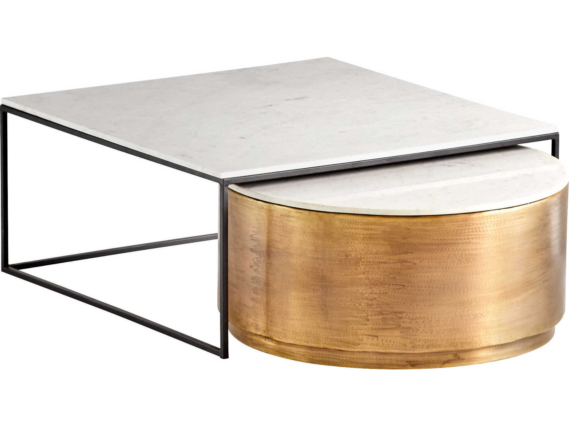 Cyan Design Nessman Square Marble Coffee Table