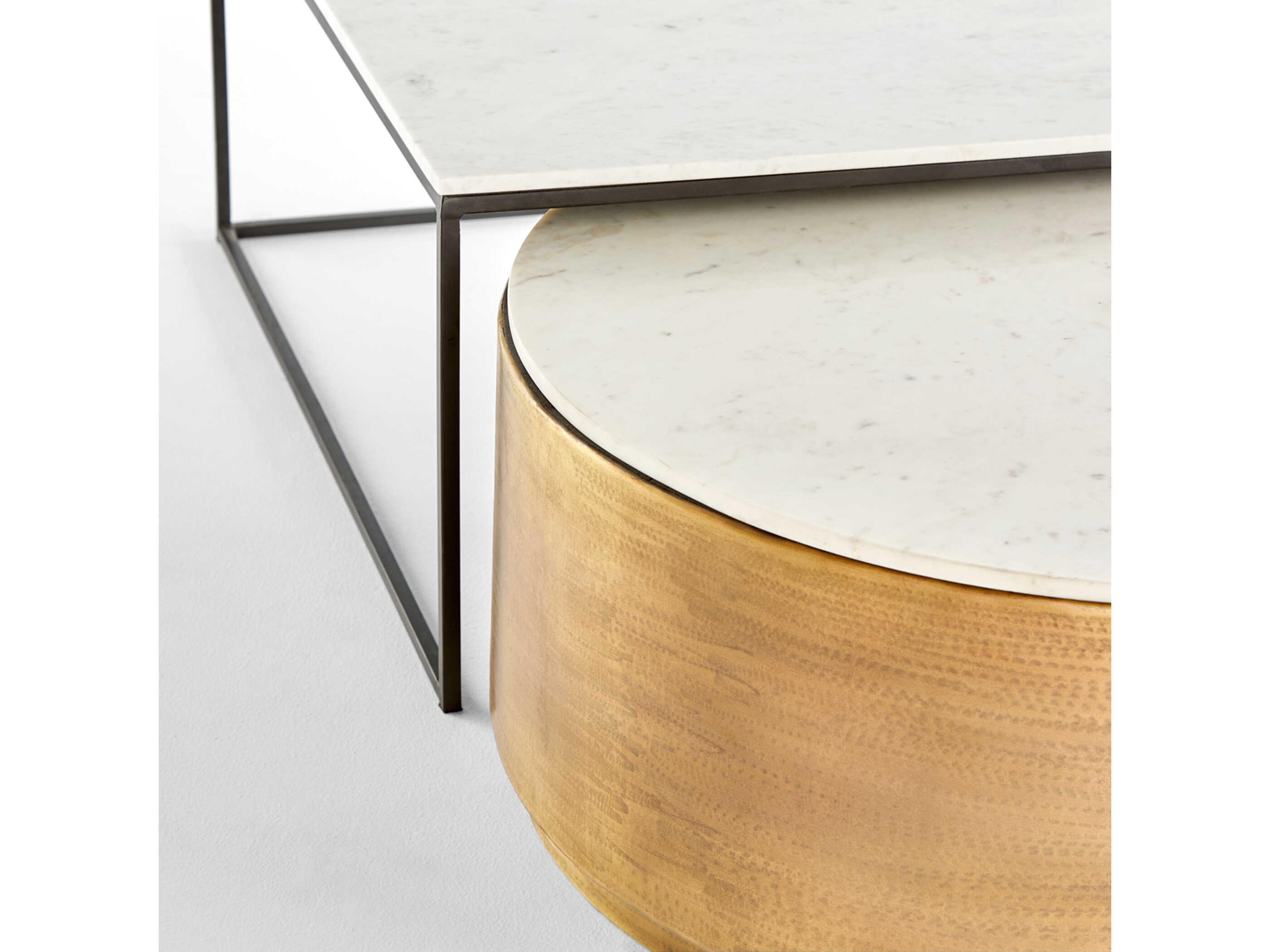 Cyan Design Nessman Square Marble Coffee Table