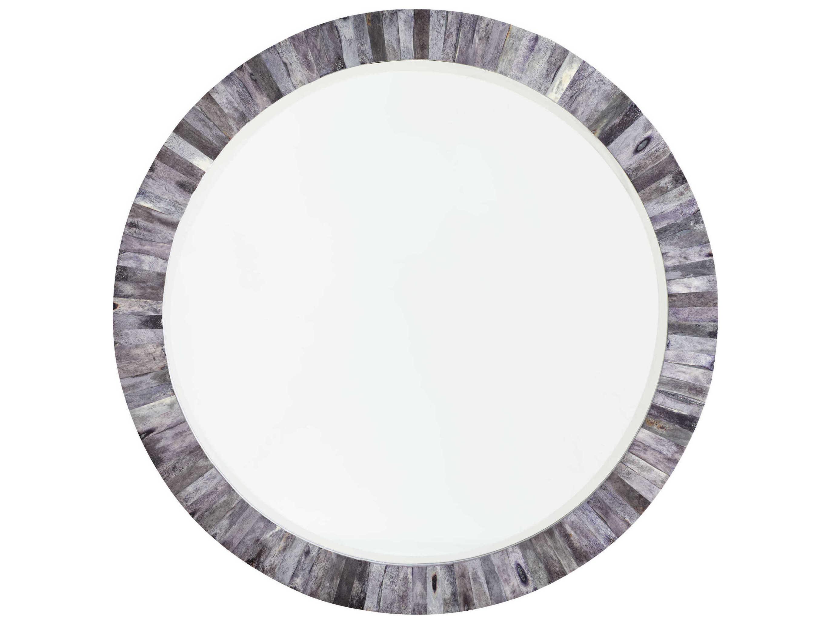 Cyan Design Nautilus Grey Round Wall Mirror